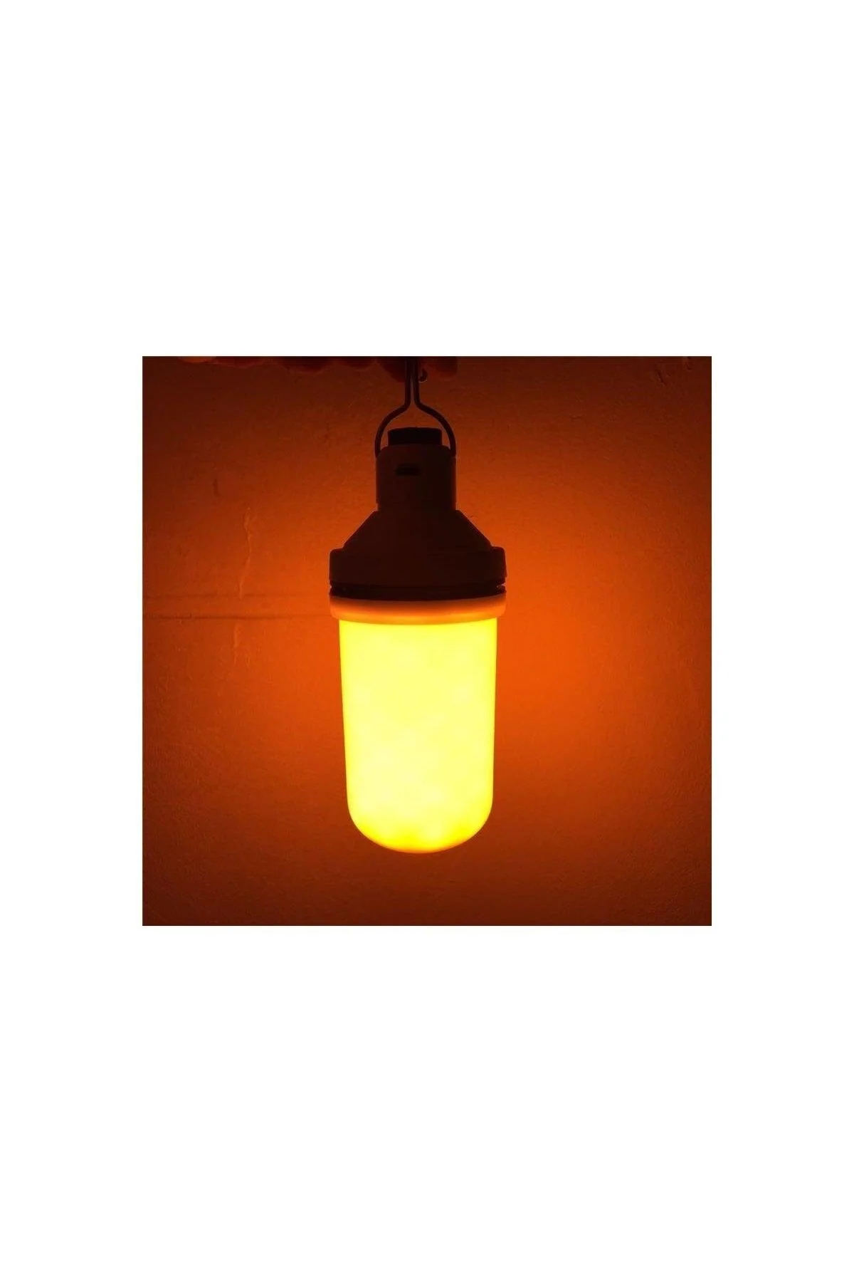 USB Rechargeable Flame Effect LED Lamp for Ambient Lighting