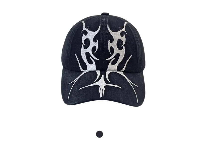 Flame Embroidered Cap