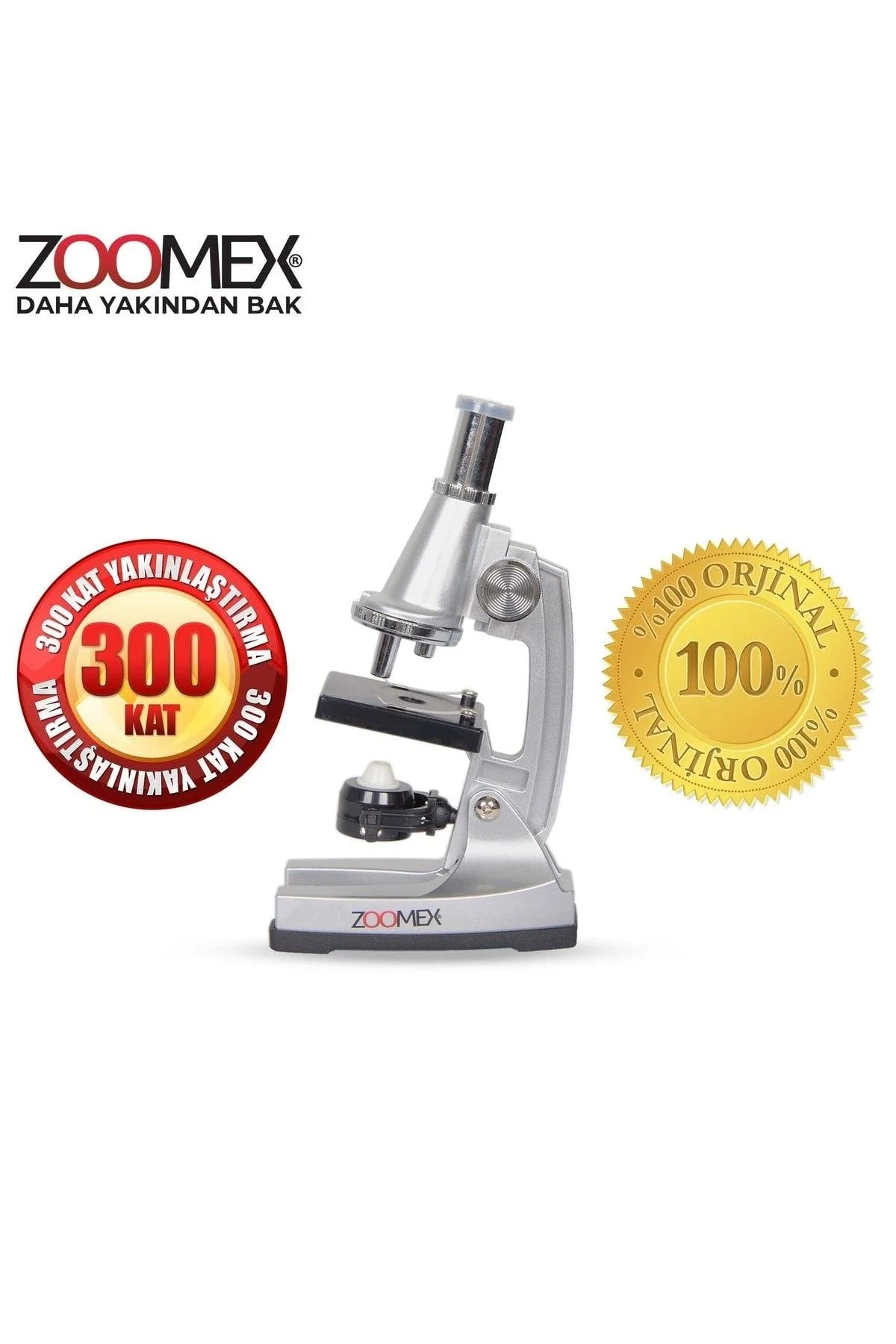 300x Magnification Floor Microscope with LED Light