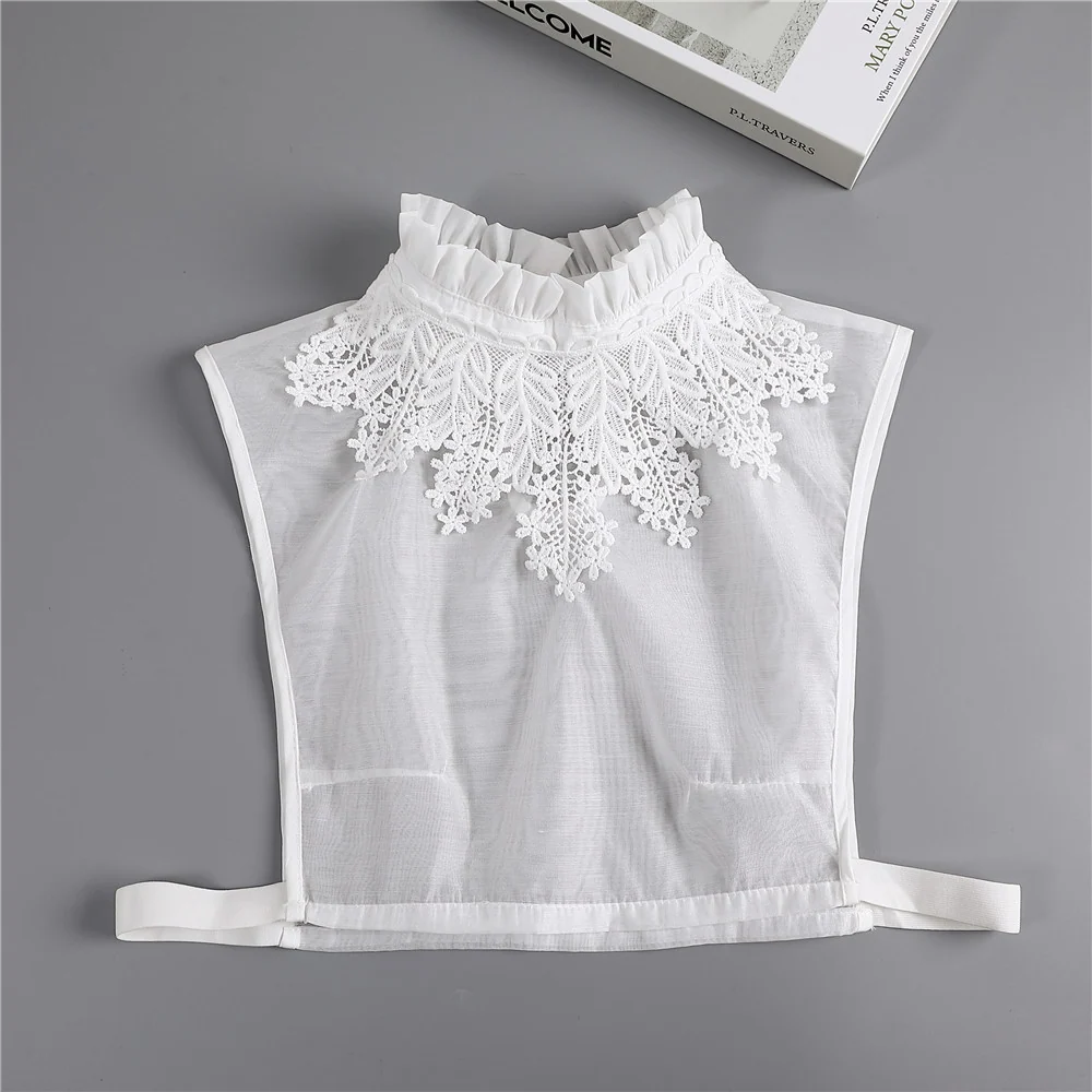 Floral Decor Fake Collar