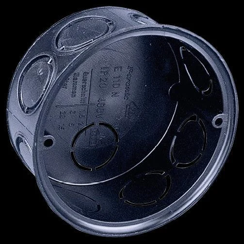 IP20 flush-mount electrical junction box