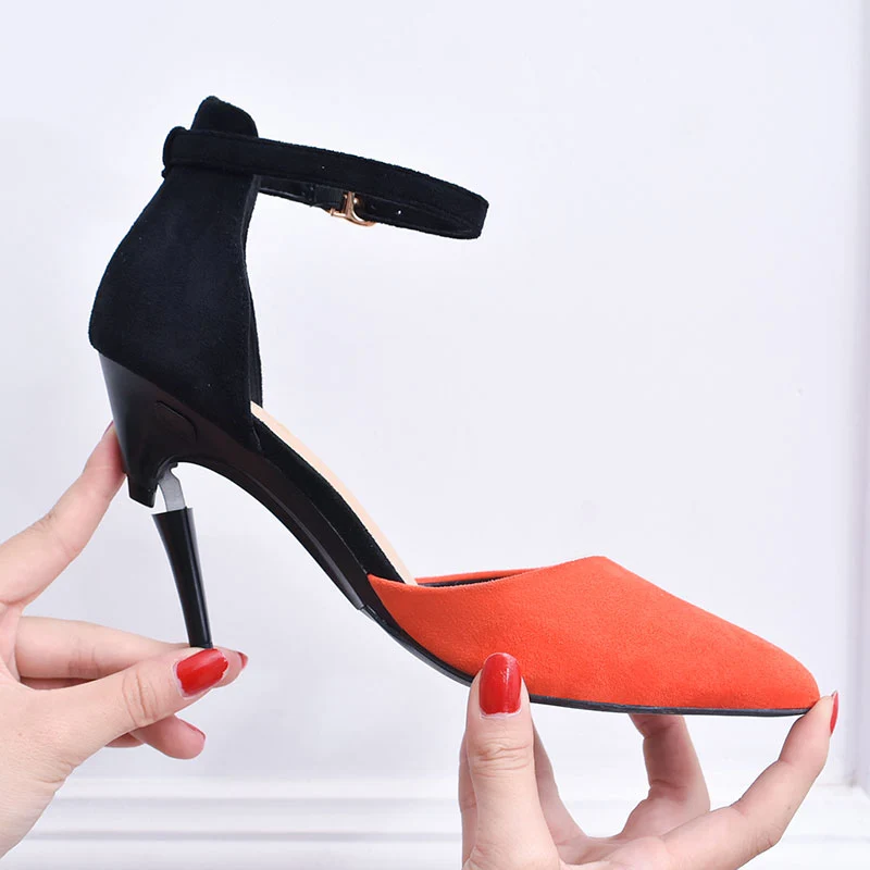 Foldable High Heel Pumps for Women