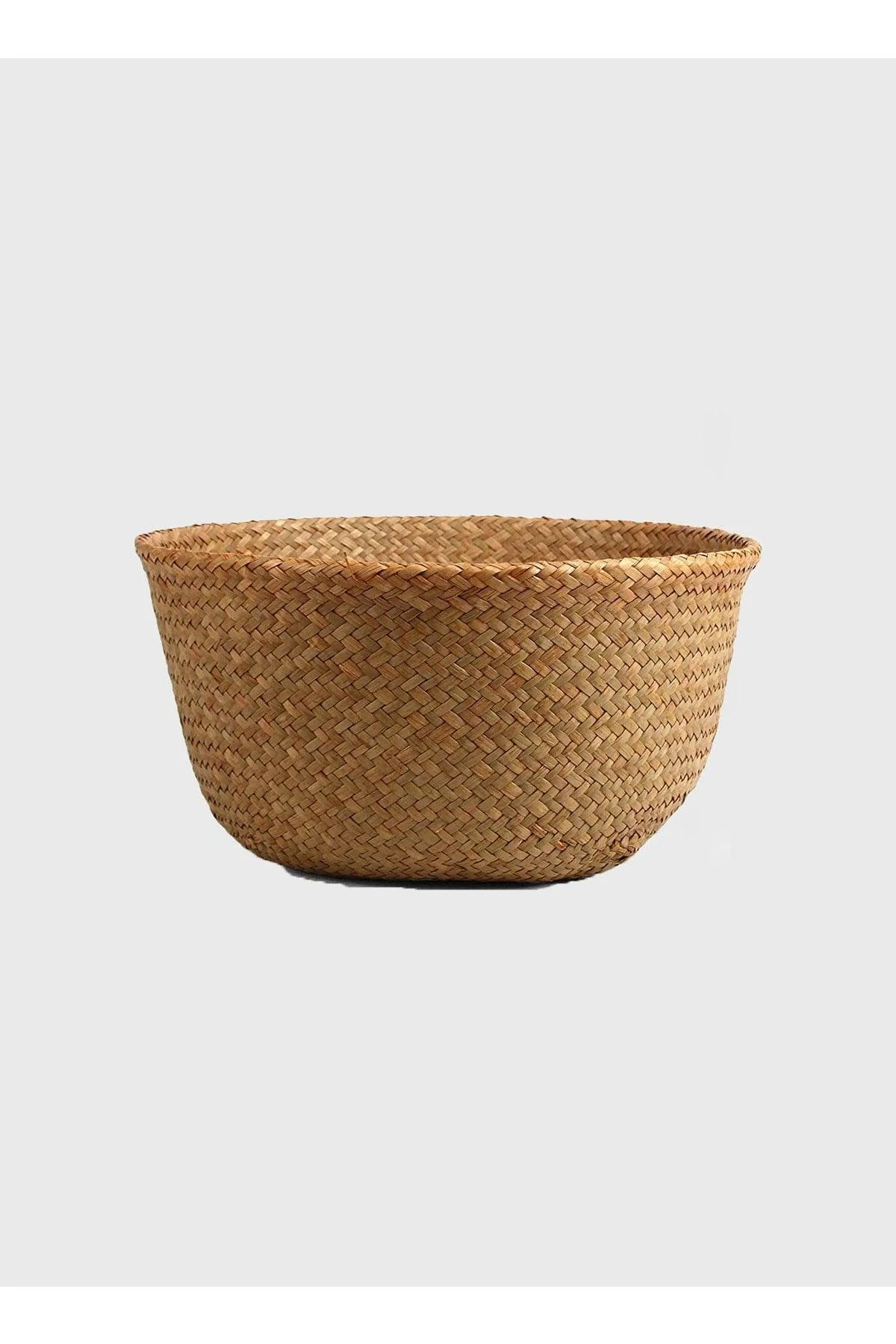 Handwoven wicker storage basket 35 x 32 cm