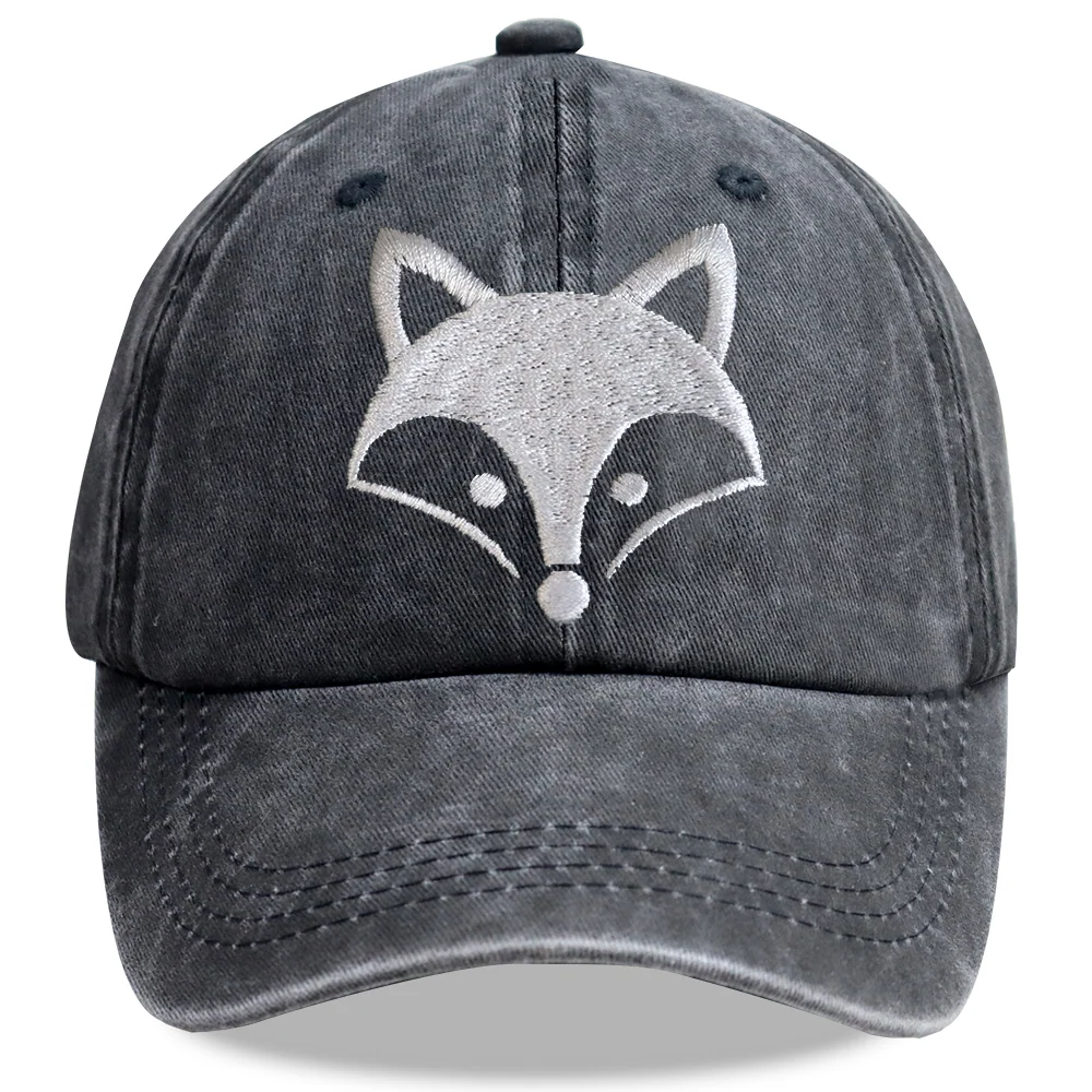 Fox Embroidered Cap