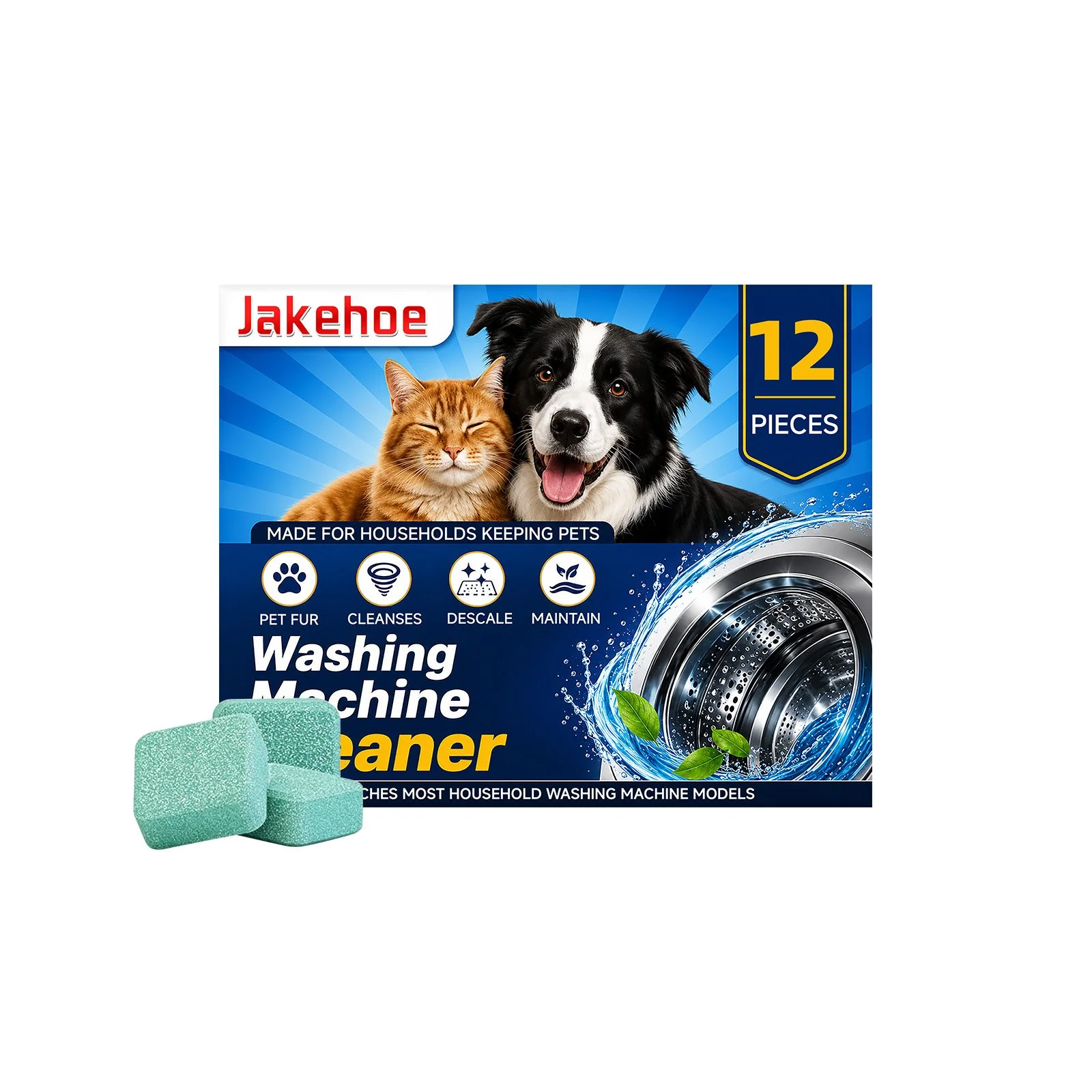 Fresh Cycle Washing Machine Cleaner - 12 Pack
