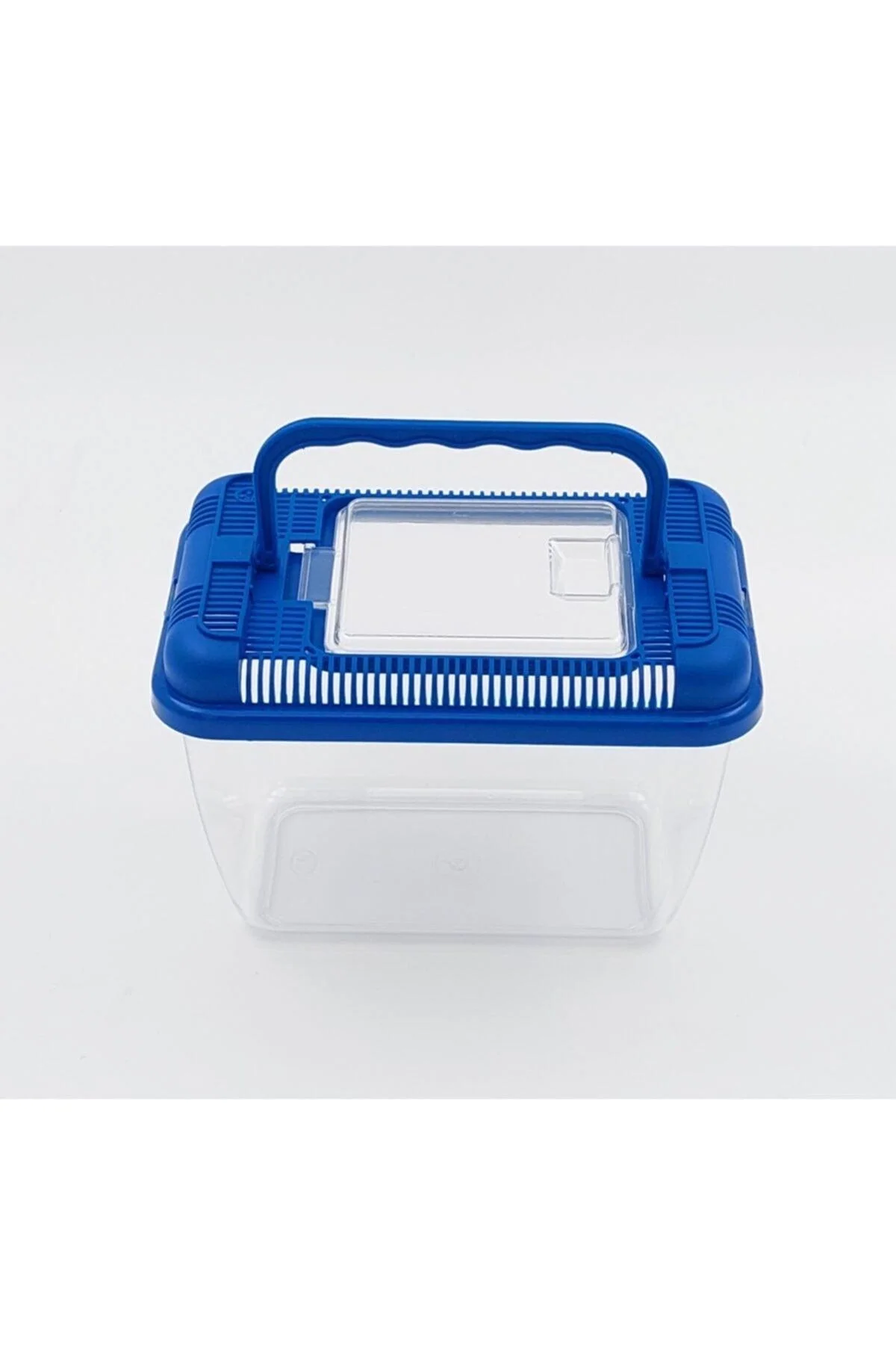 Portable 1.6 liter transparent pet travel container