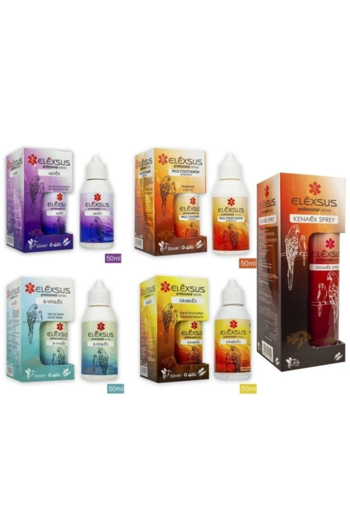 Complete health kit for small to large pet birds