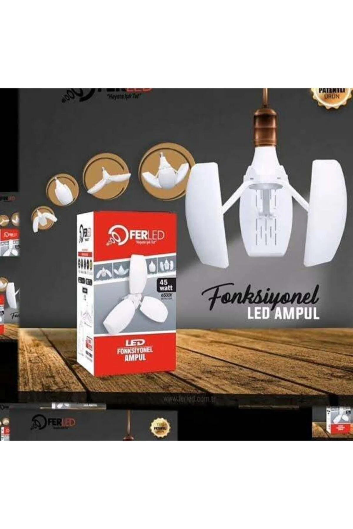 9W LED Bulb – Dimmable, 3 Color Temperatures, Energy Efficient Lighting