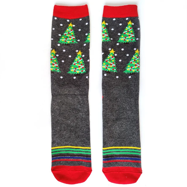 Funny Christmas Tree Socks for Men