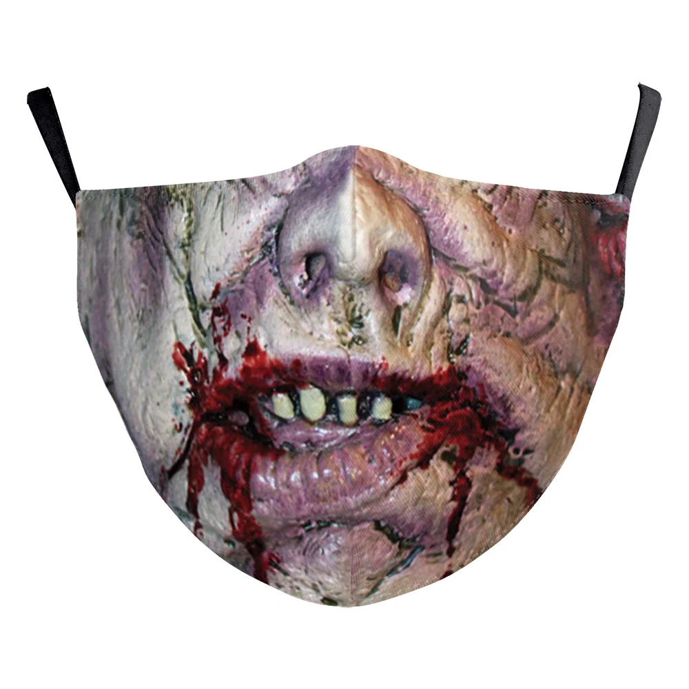 Funny Clown Face Double Layer Dust Mask