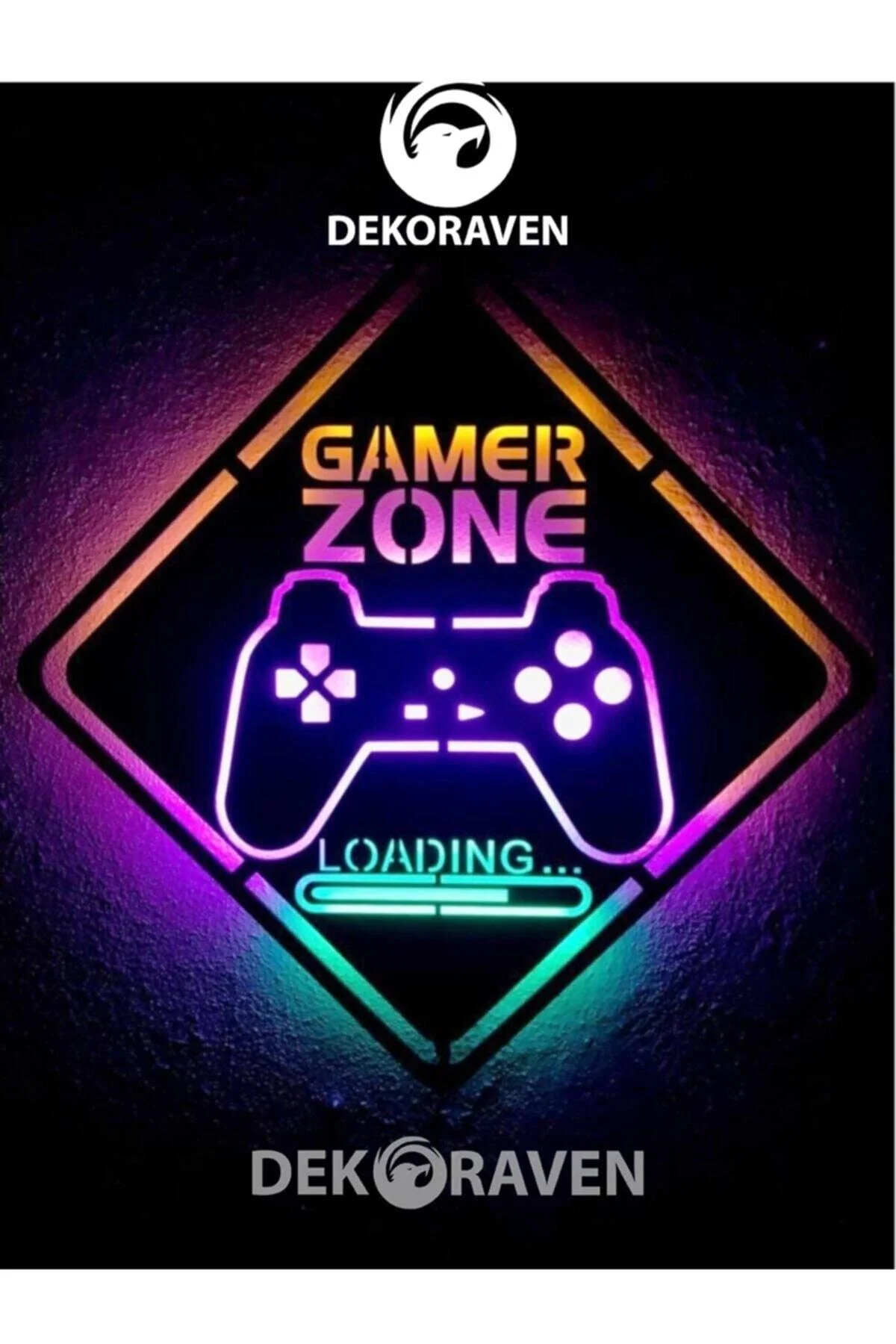 LED Light Table – 50 cm Square Gaming and Ambient Light