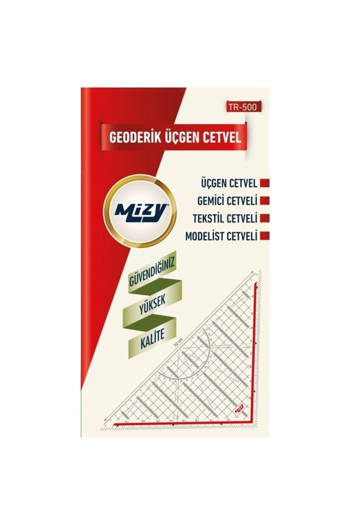 32cm triangular ruler with scale for model making and drafting