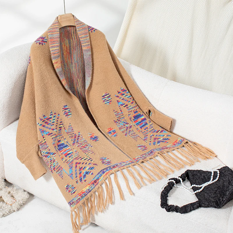 Geometric Shawl Wrap