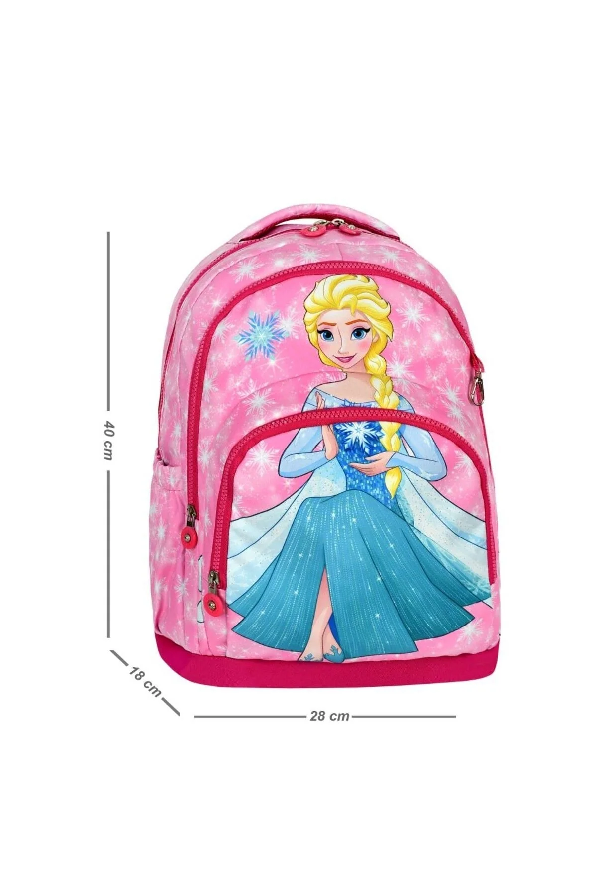 Girls school bag with waterproof lunch compartment