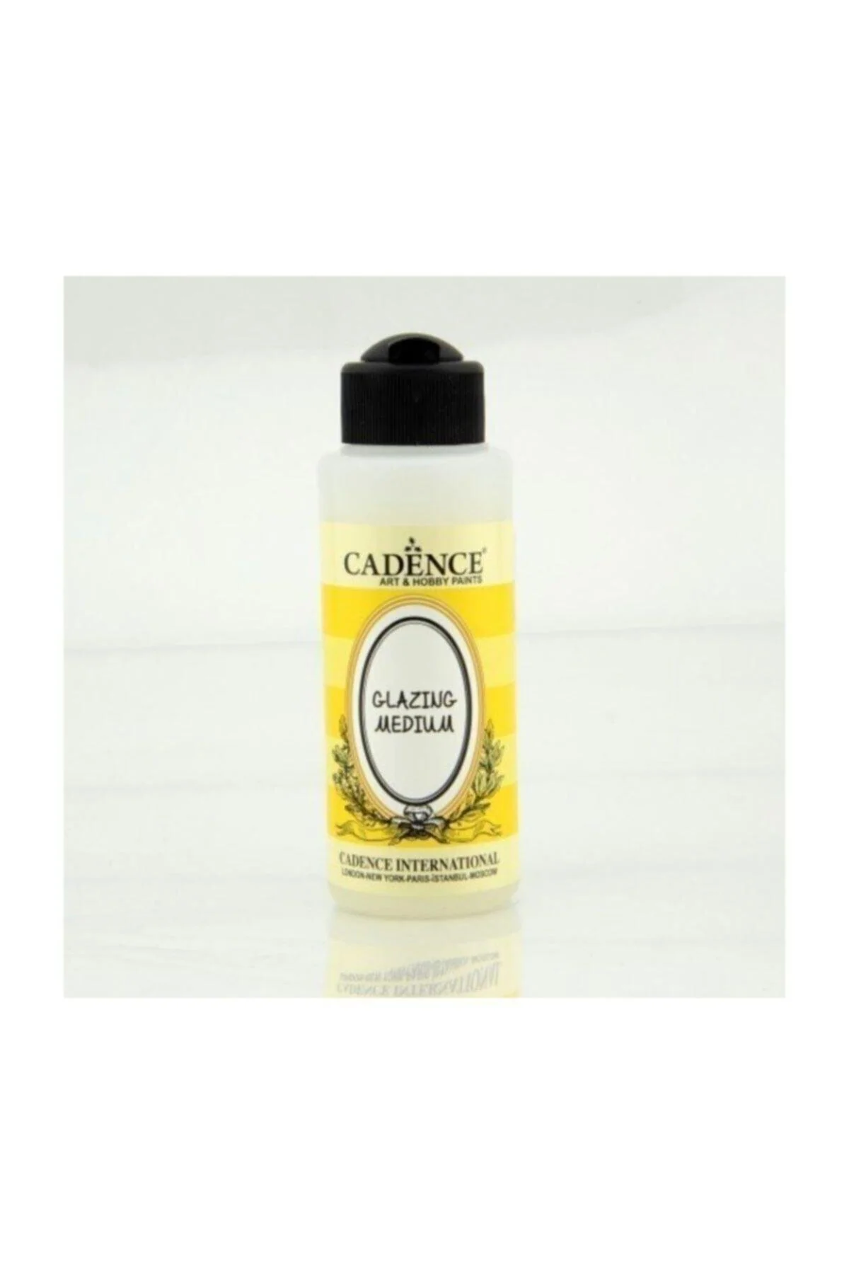 120ml clear glazing medium for painting and mixed media