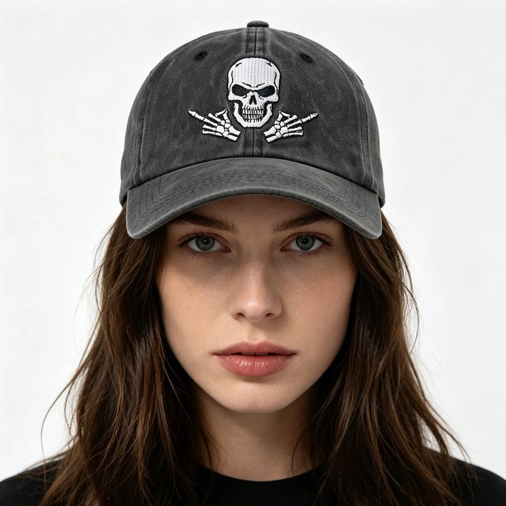 Gothic Skull Cap