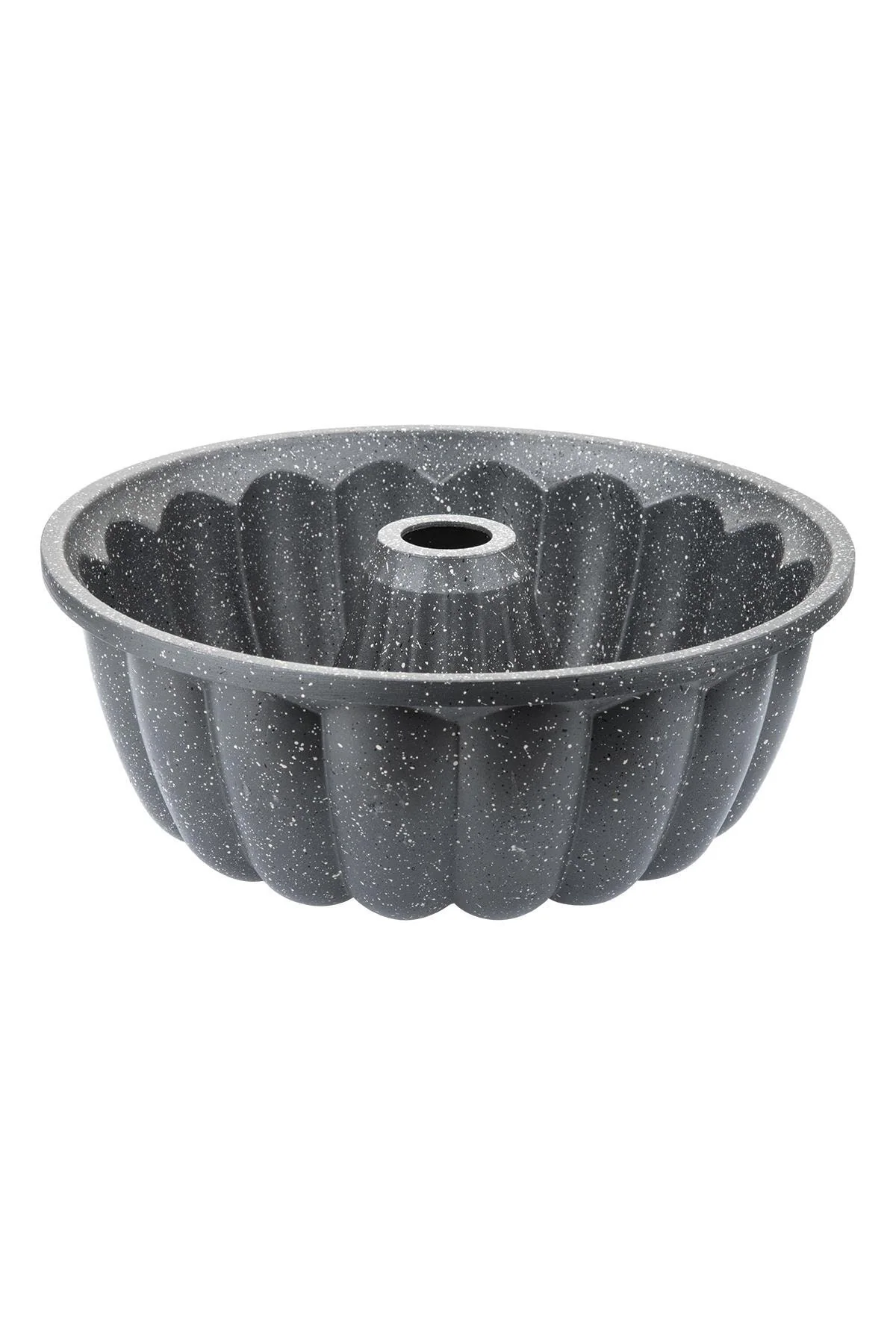 Gray granite cake mold for precise slices