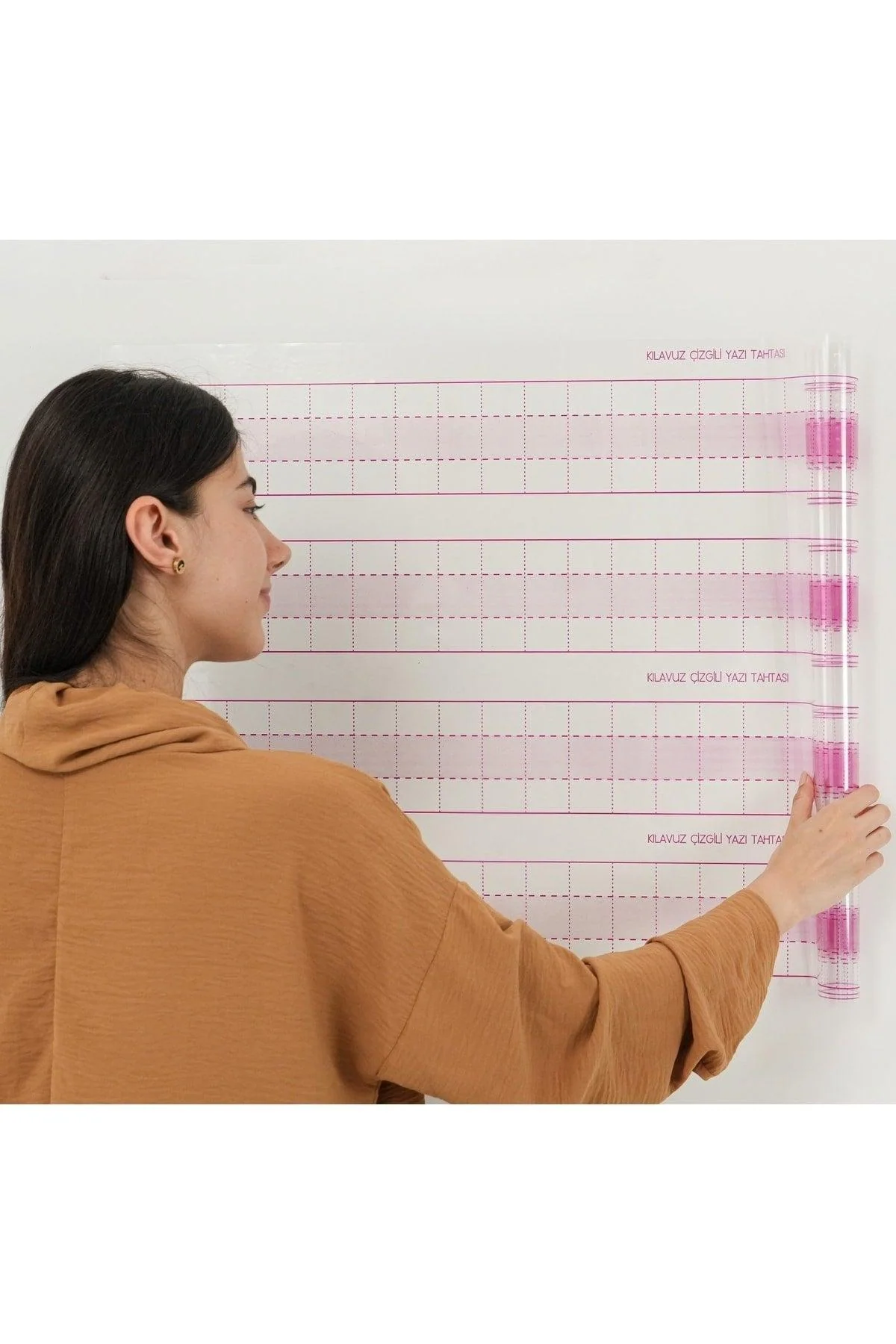 Gridlined writing board for children