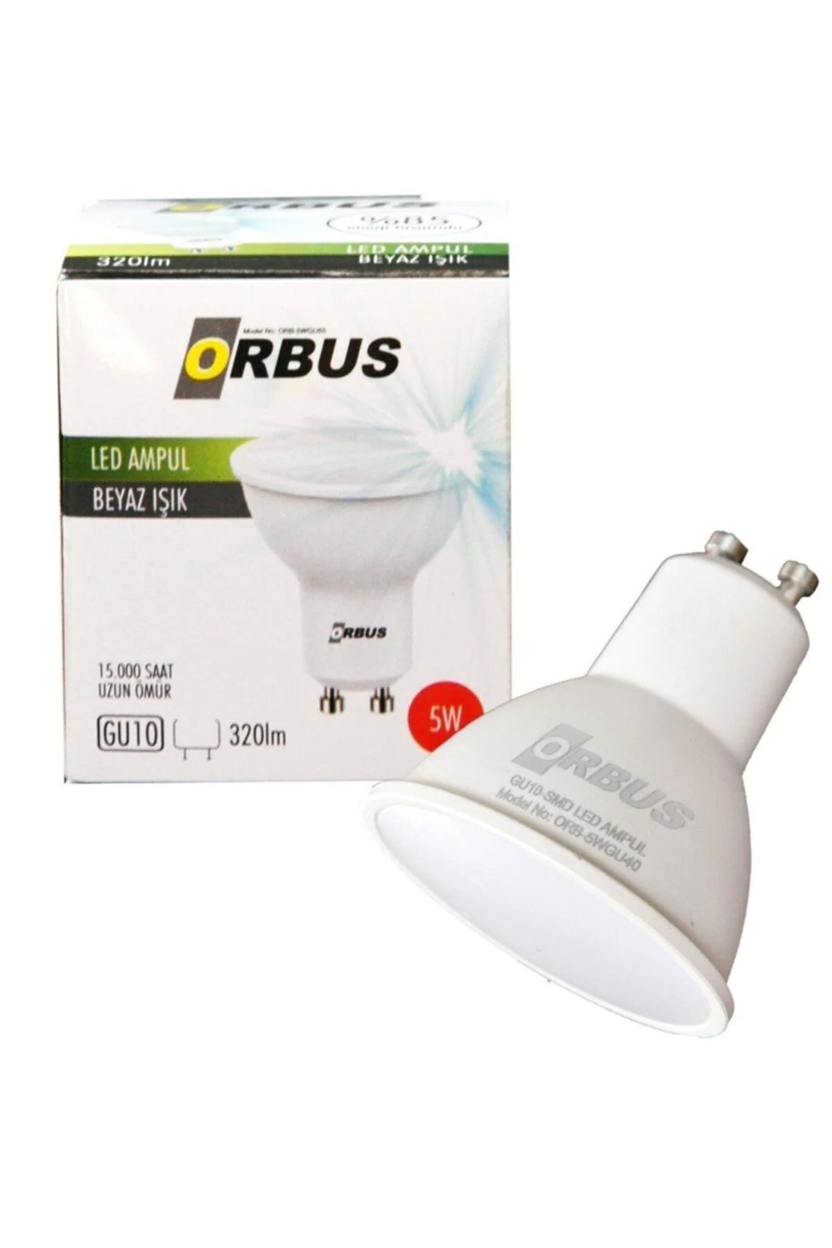 5W GU10 LED Starter Bulb – White Light, 320 Lumen