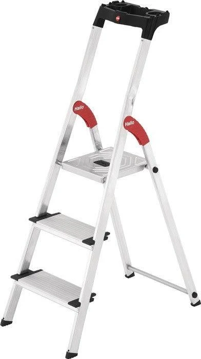 5‑Step Aluminum Ladder – Non‑Slip Steps, 150 kg Capacity
