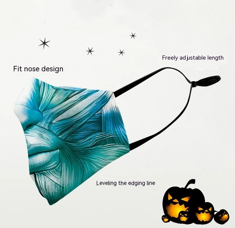 Halloween Clown Double-Layer Dust Mask