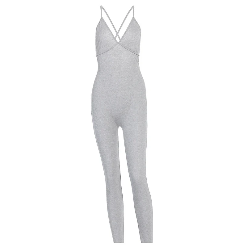 Halter suspender jumpsuit