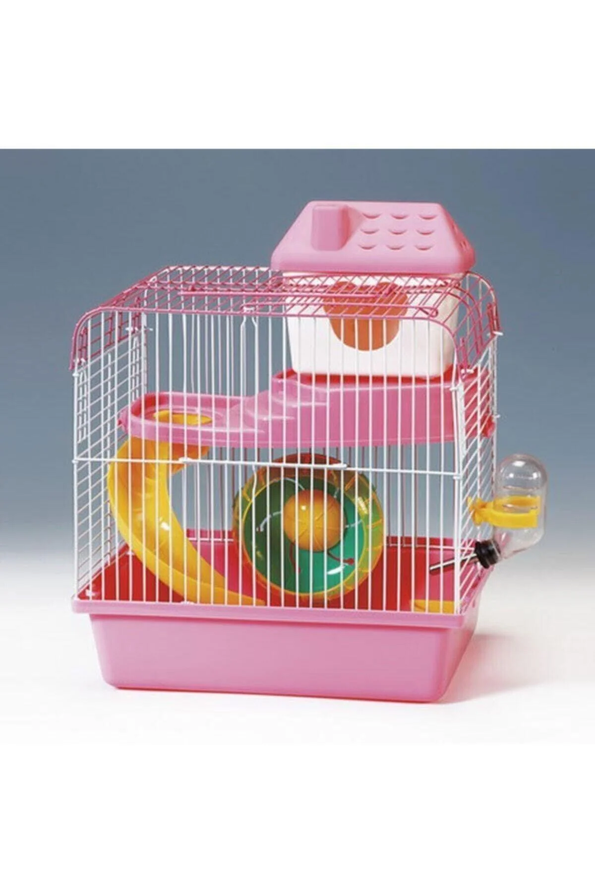 Small animal hamster cage in beige