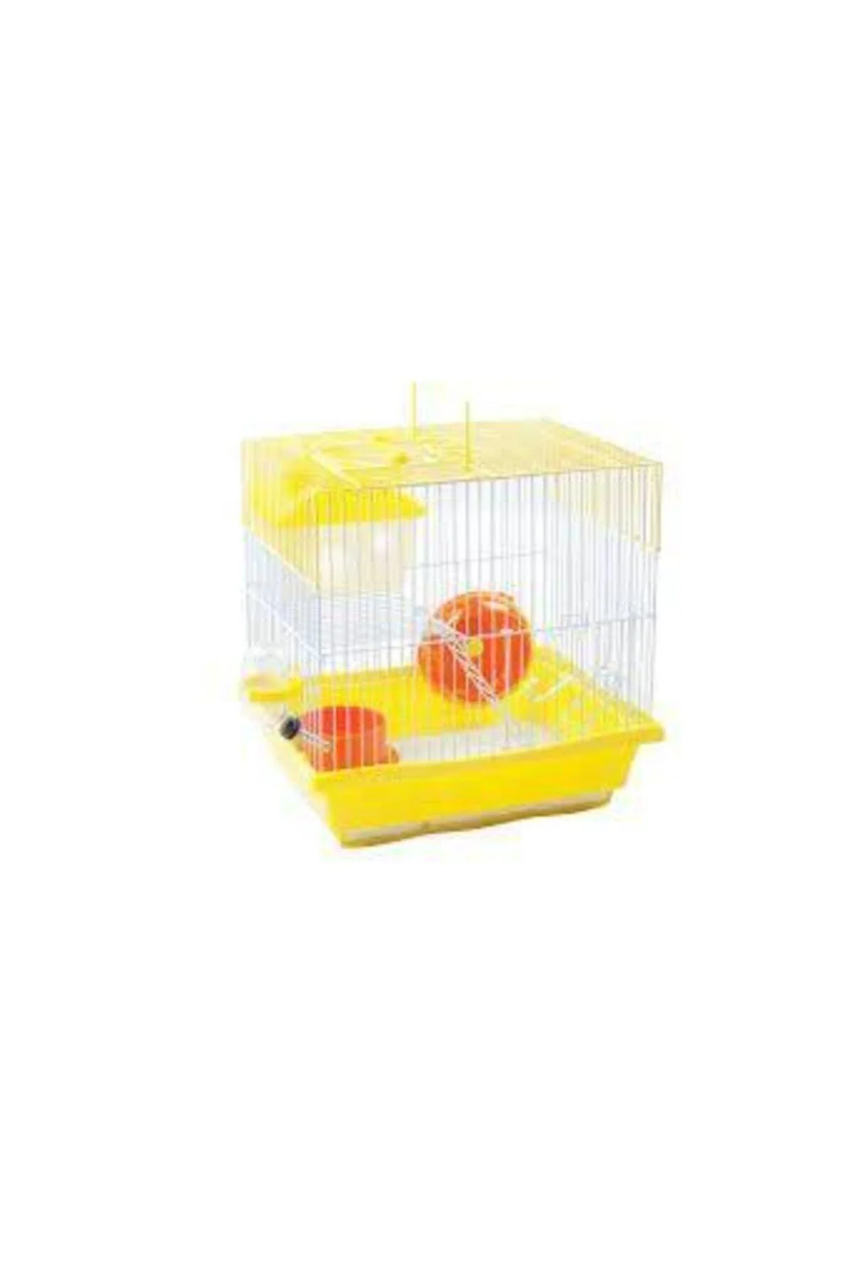 Small animal hamster cage in beige
