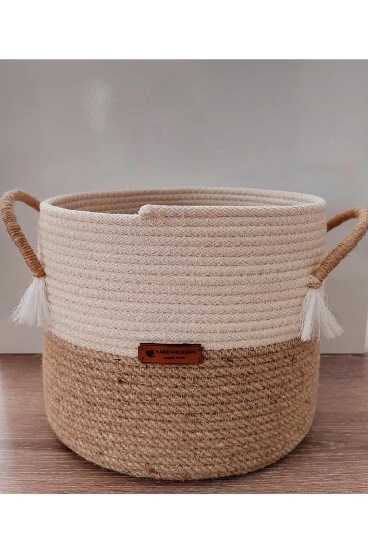 Handwoven Wicker Basket for Home Decor and Storage