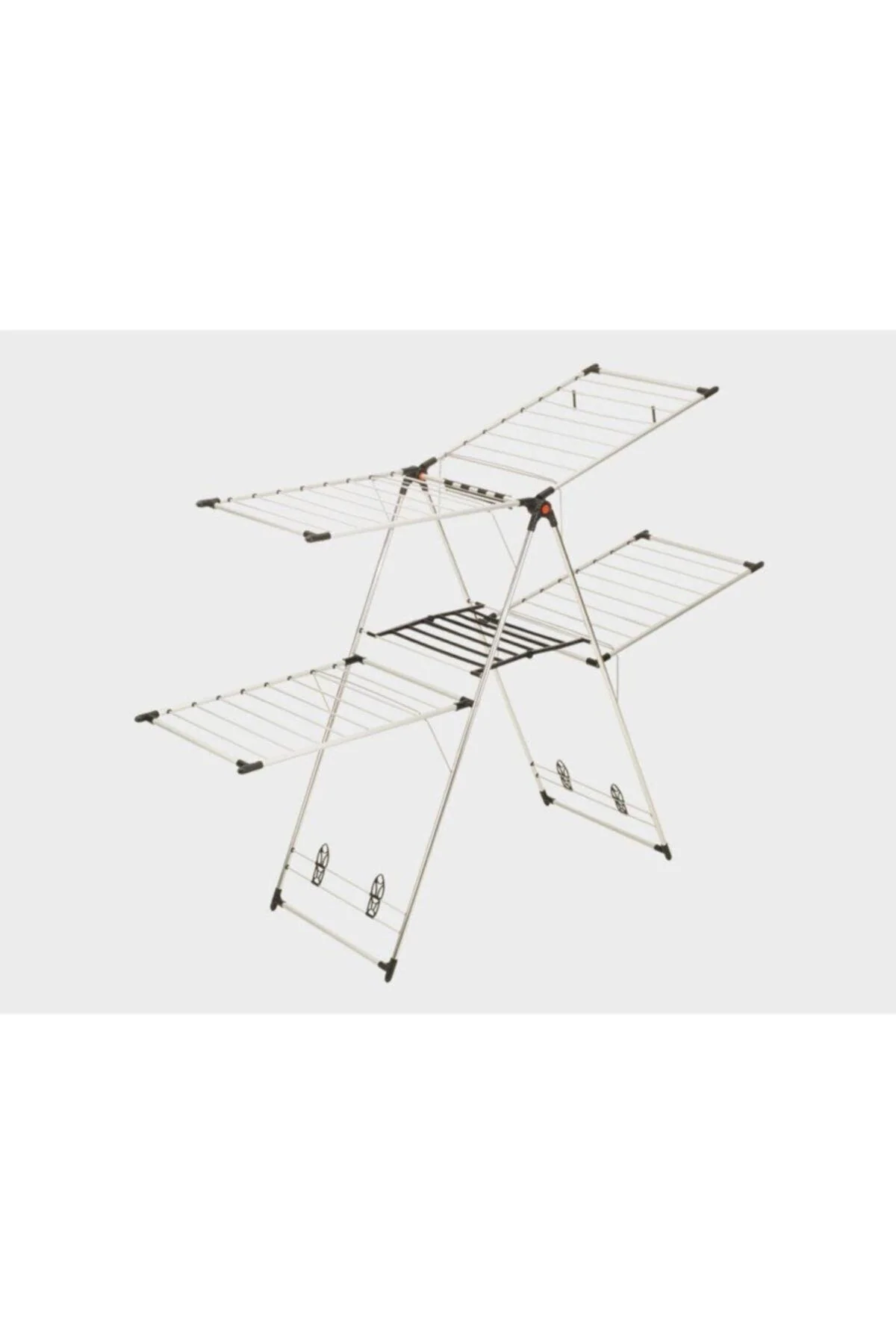 All‑Aluminum Laundry Drying Rack – 24 m Capacity, Compact Design