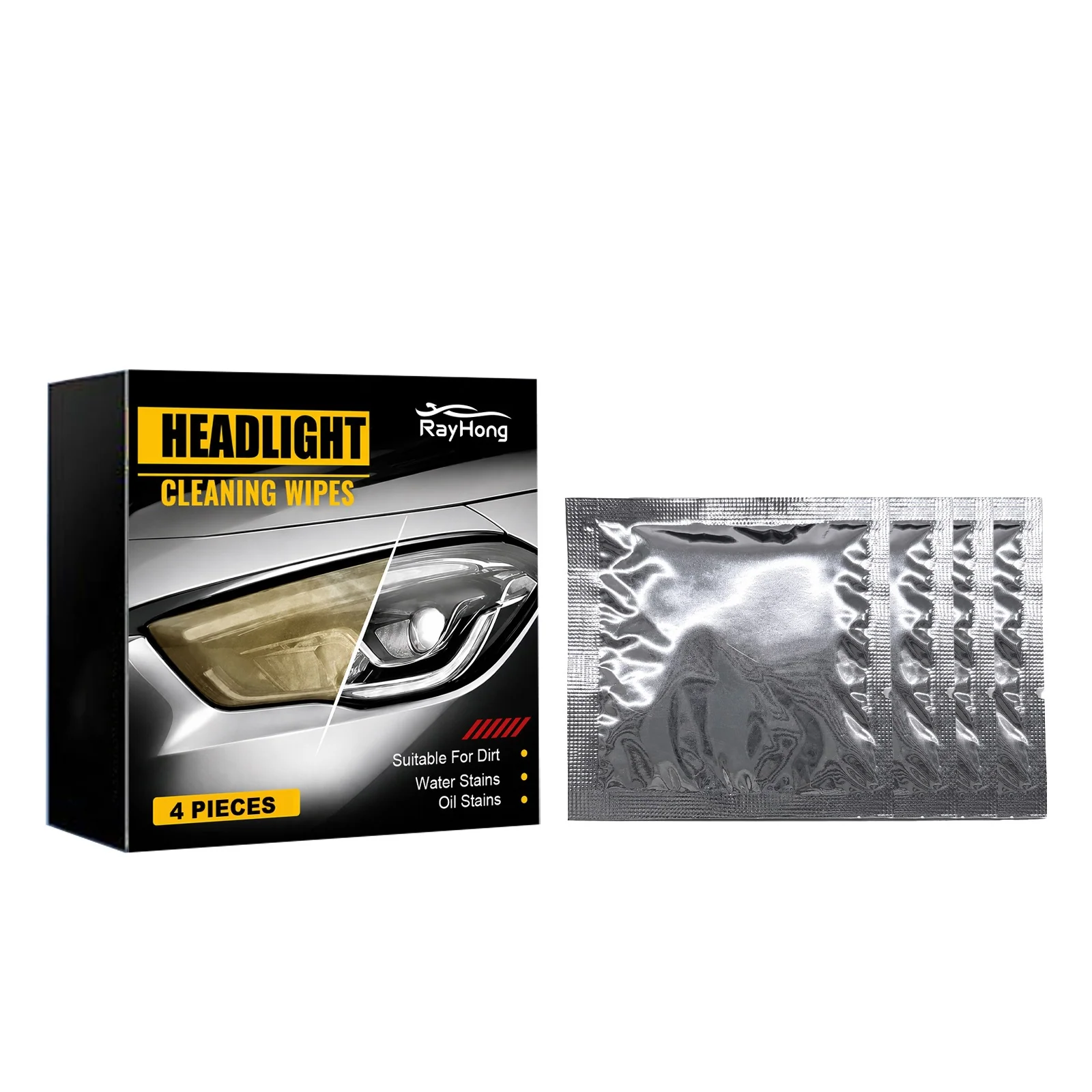 Headlight Cleaning Wipes for Clear Vision
