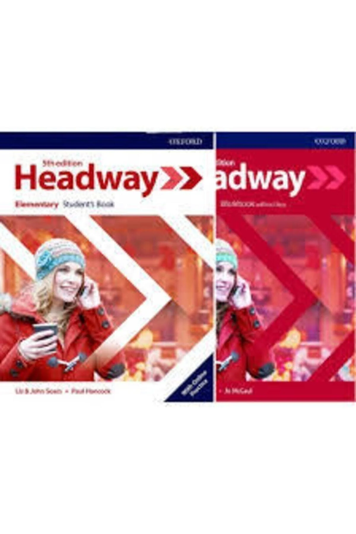 Elementary English student book, workbook and audio CD set
