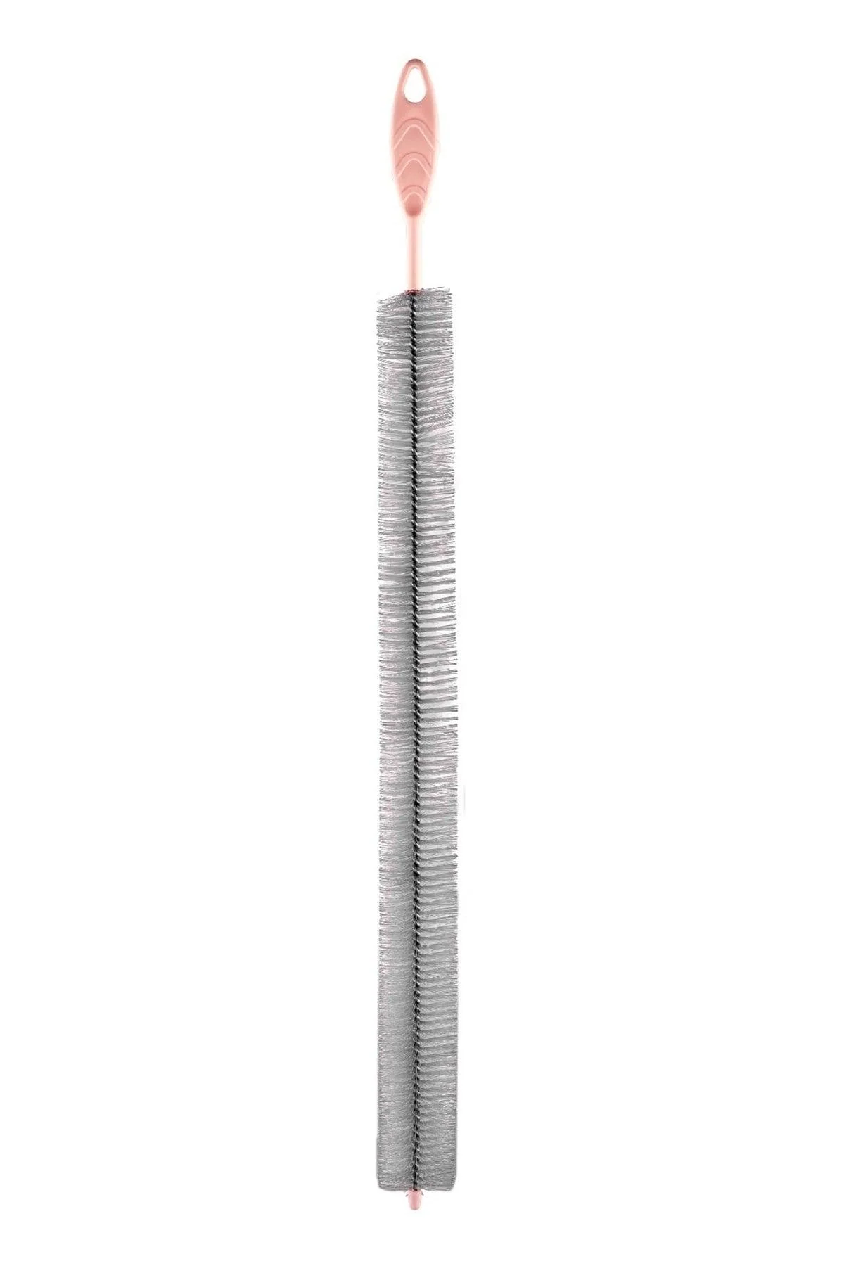 Heating core cleaning brush with granular bristles