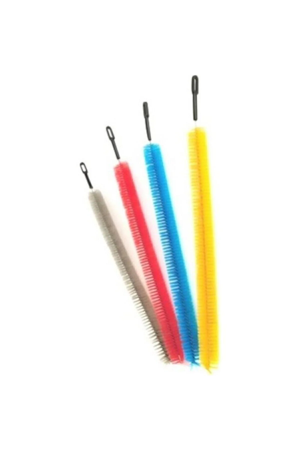 Large multicolor heating core cleaning brush for HVAC maintenance
