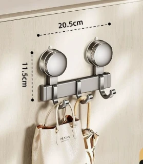 Heavy-duty Storage Rack Hook - No Drill, Strong Adhesive