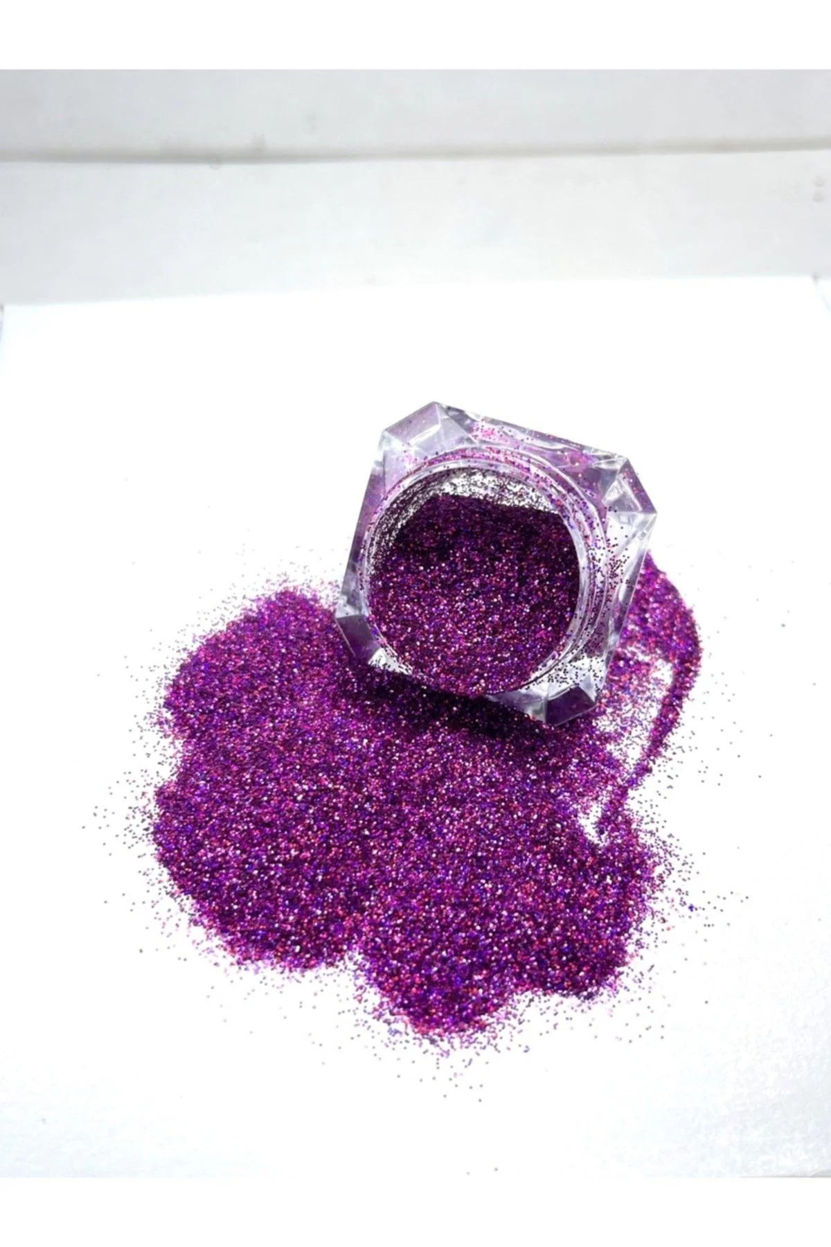 Purple holographic glitter for crafts and cosmetics 5ml