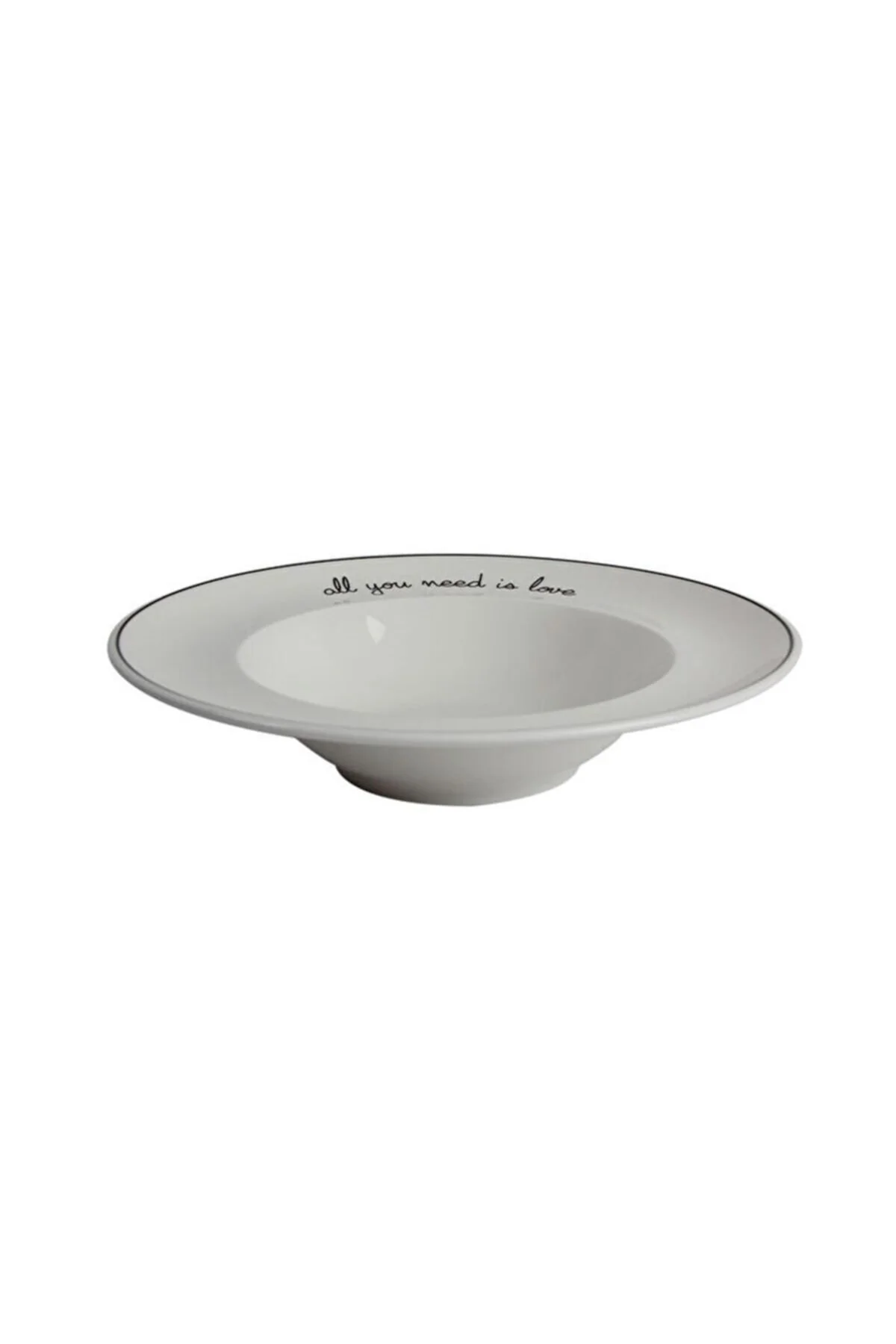 26cm deep modern ceramic dinner plate