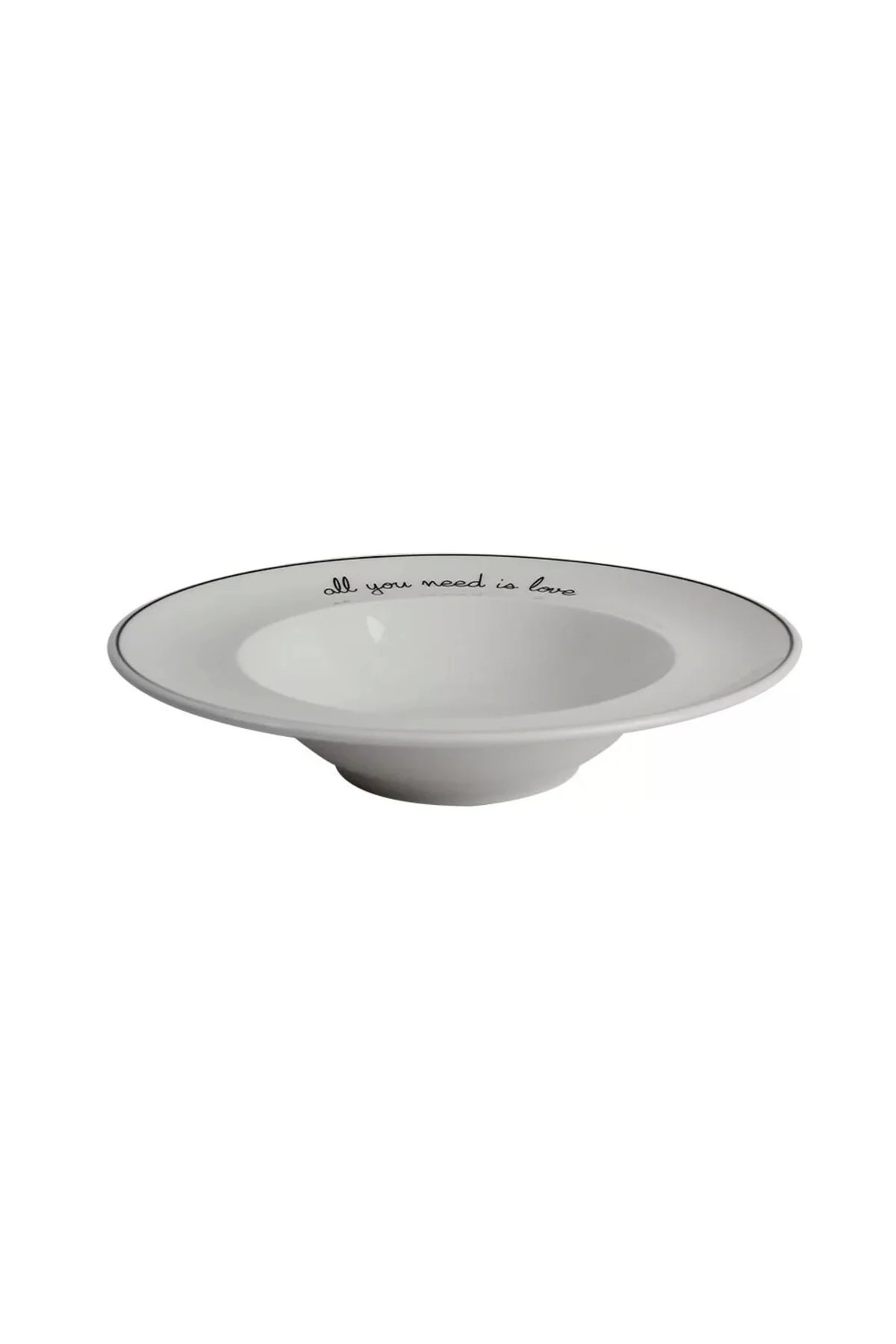 26cm deep patterned pasta plate for modern dining