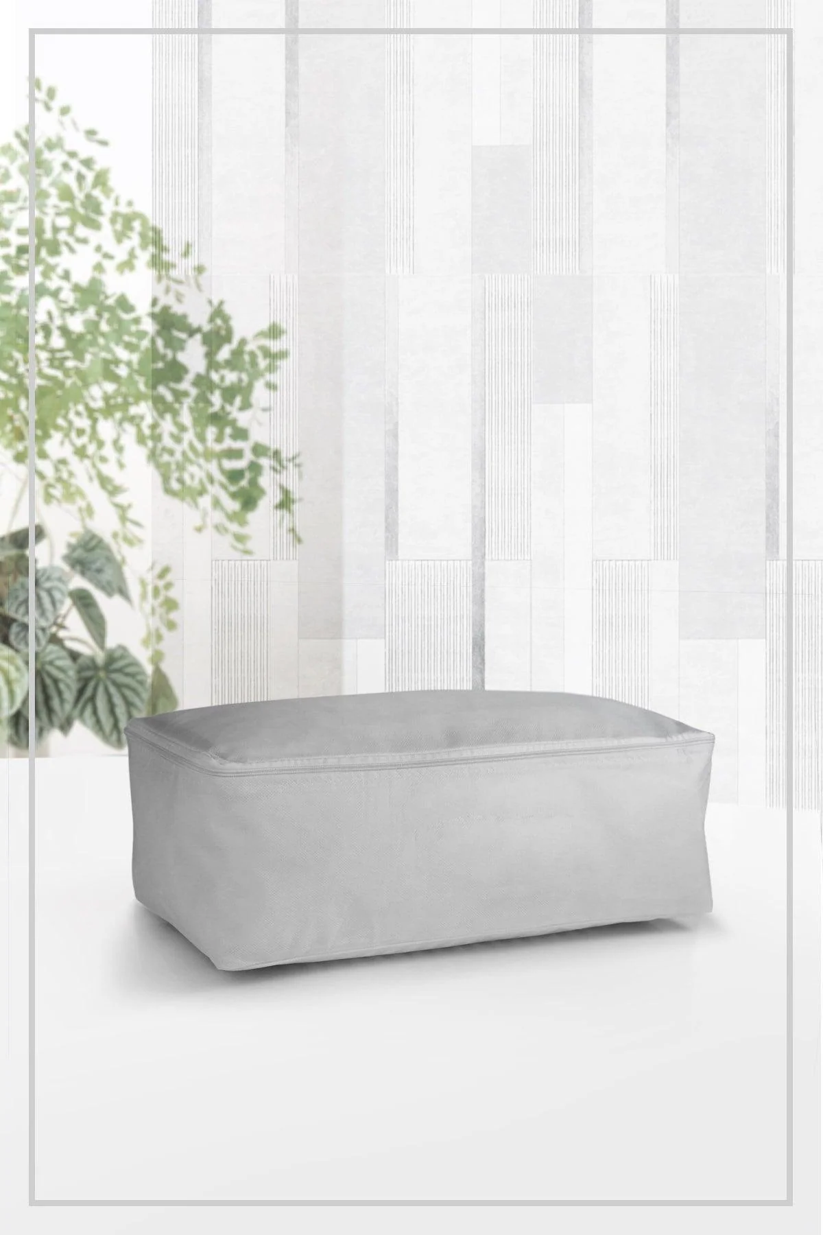 Set of 3 under-base storage bags for wardrobe and cabinet organization