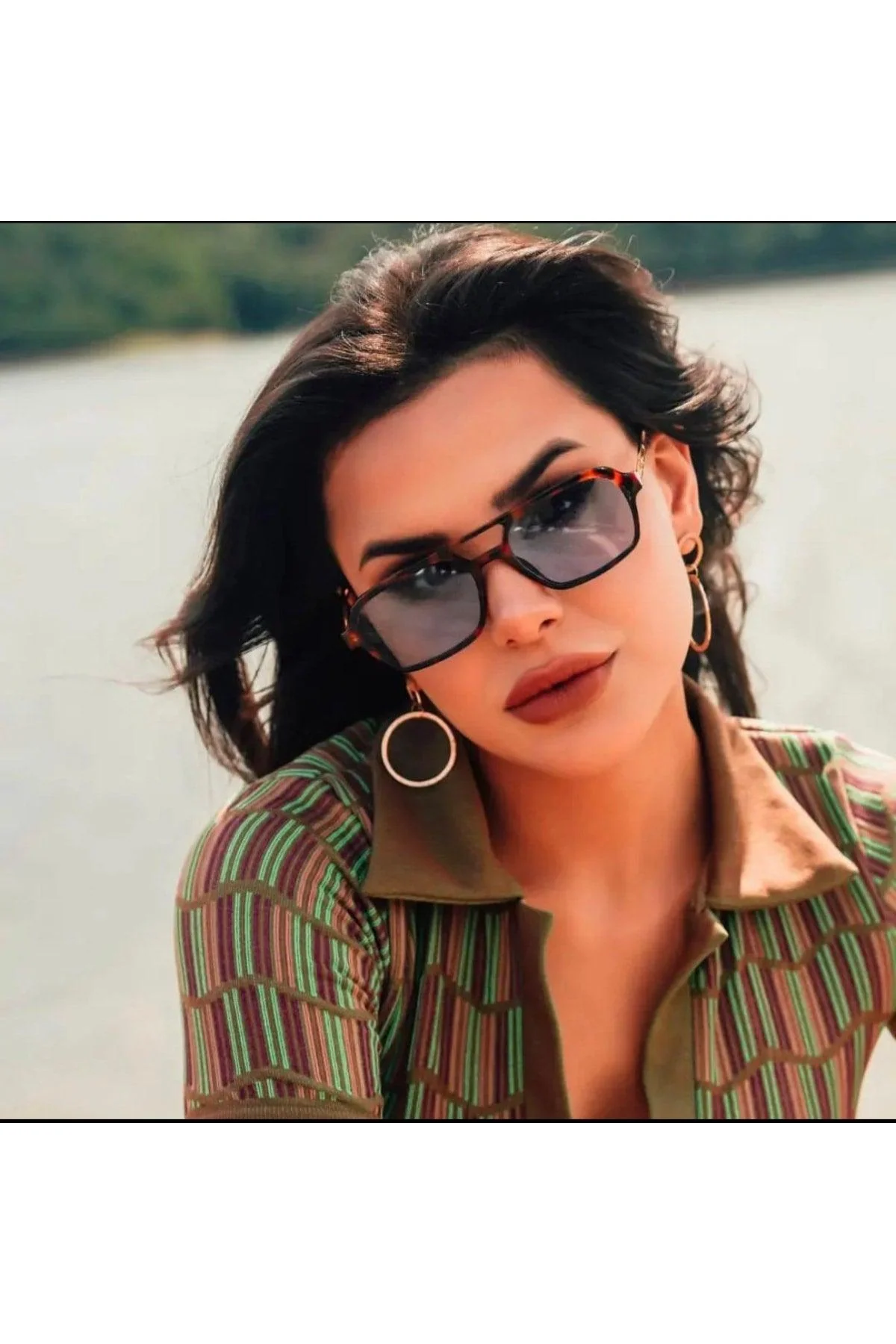 Ice Cube Style Sunglasses with UV400 Protection