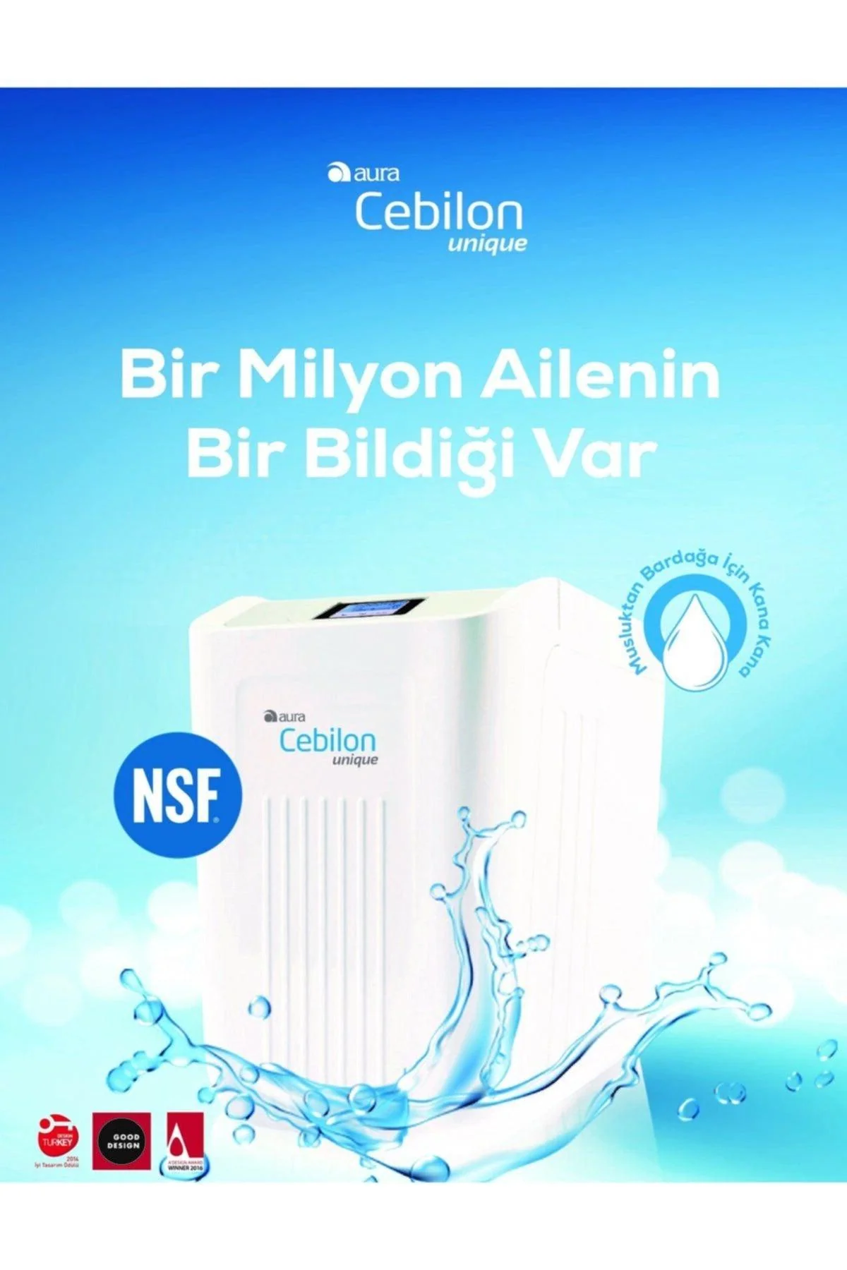 Water purification system with 3-year warranty