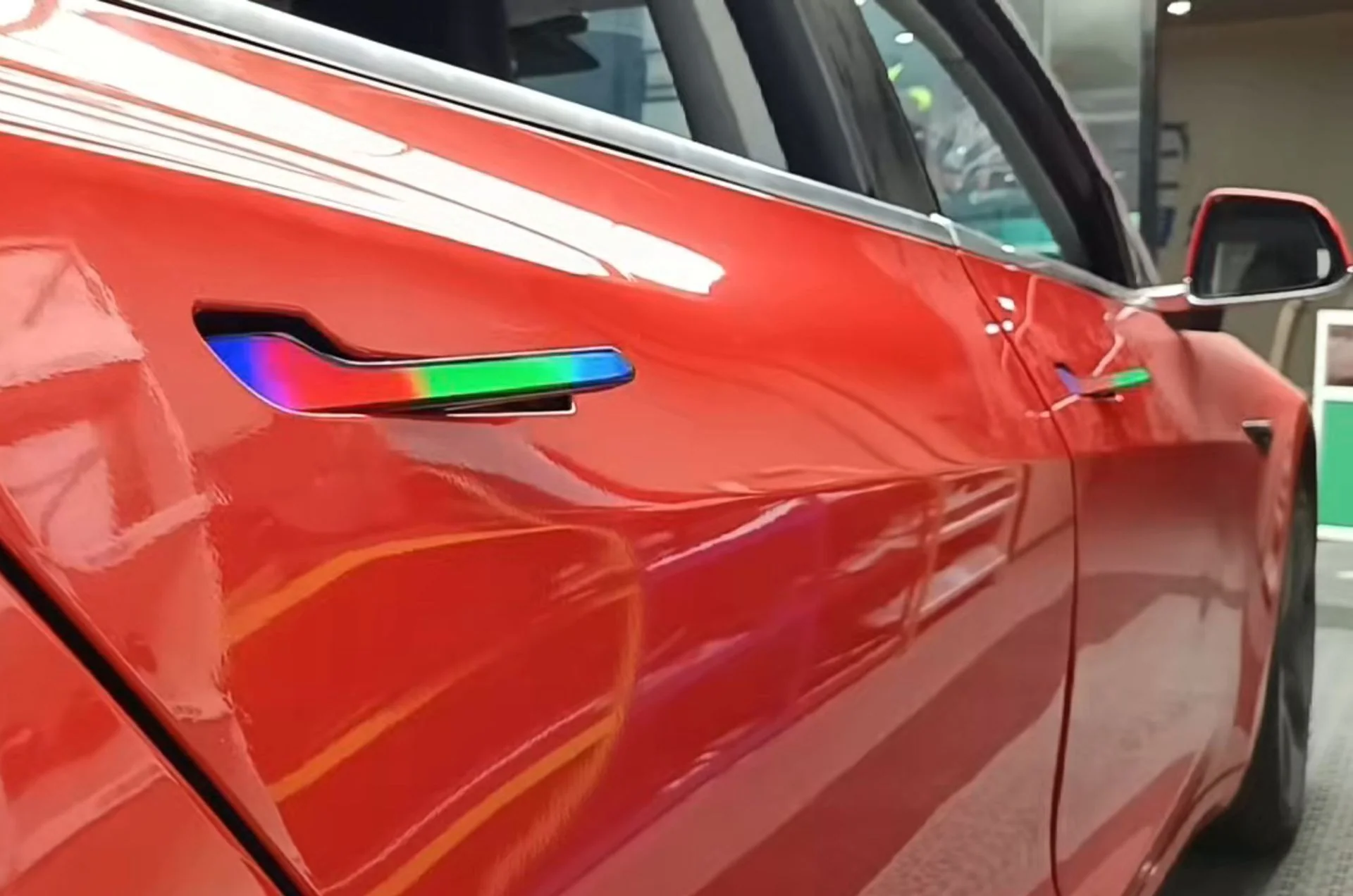 Illuminated Multi-Touch Electric Door Handle