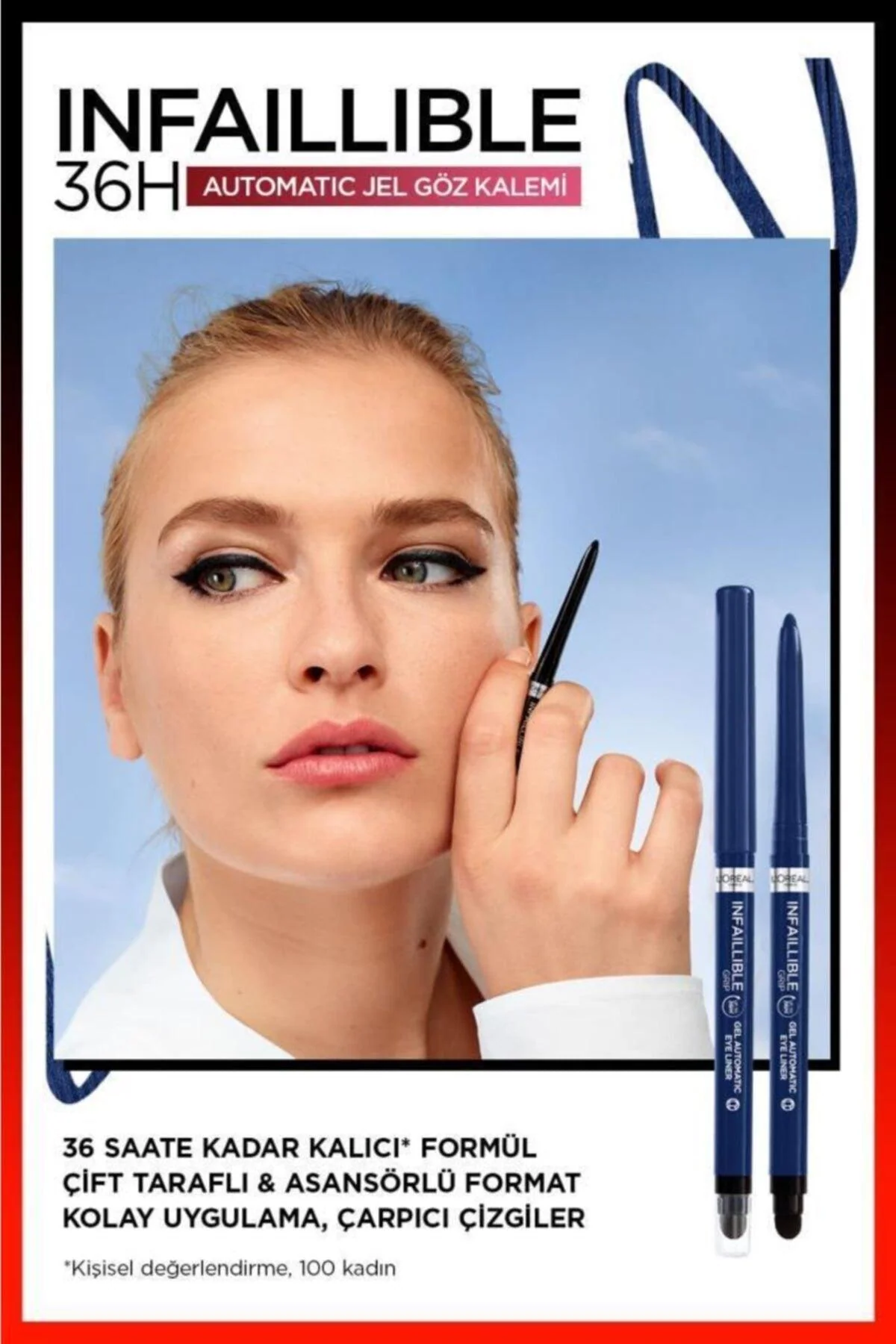 Blue Automatic Gel Eyeliner