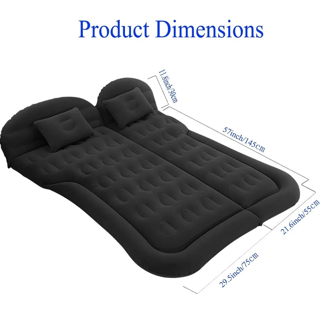 Inflatable Car Bed with Pump