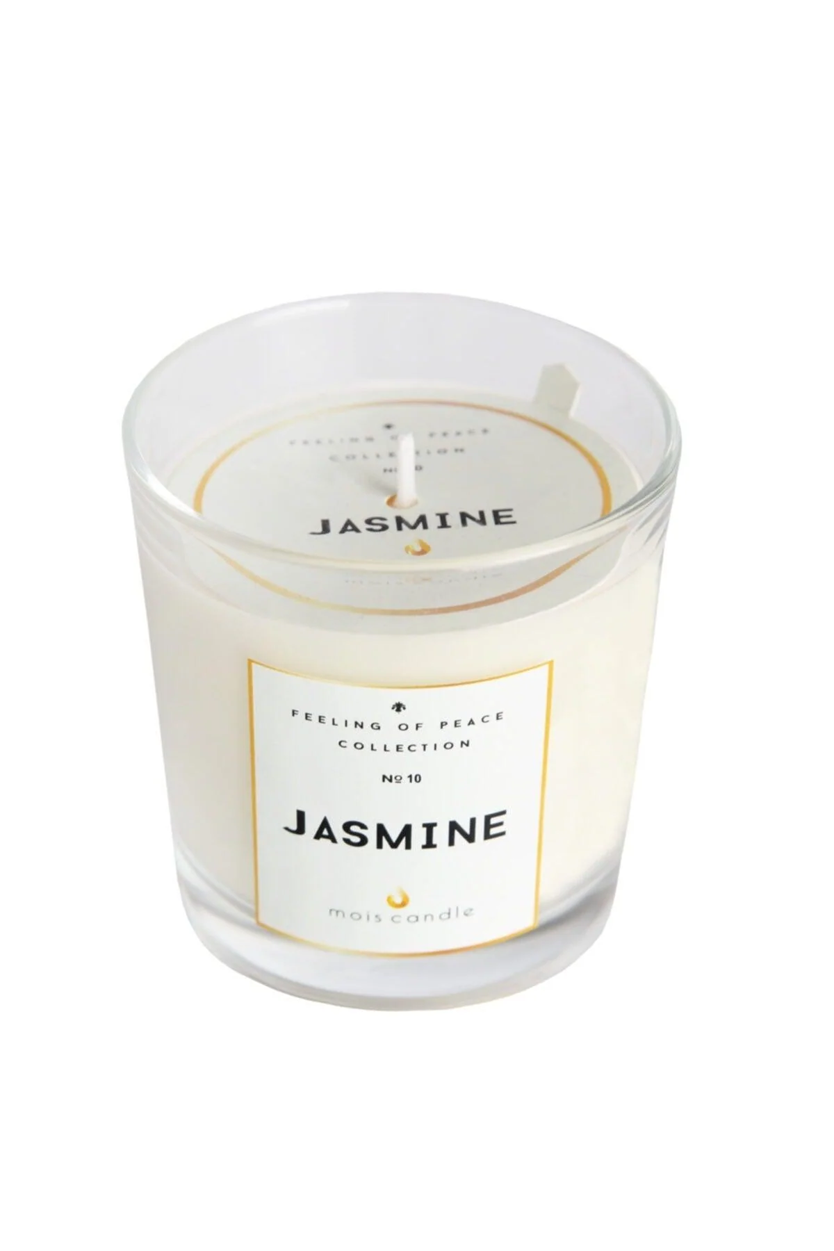 Jasmine Scented Glass Candle