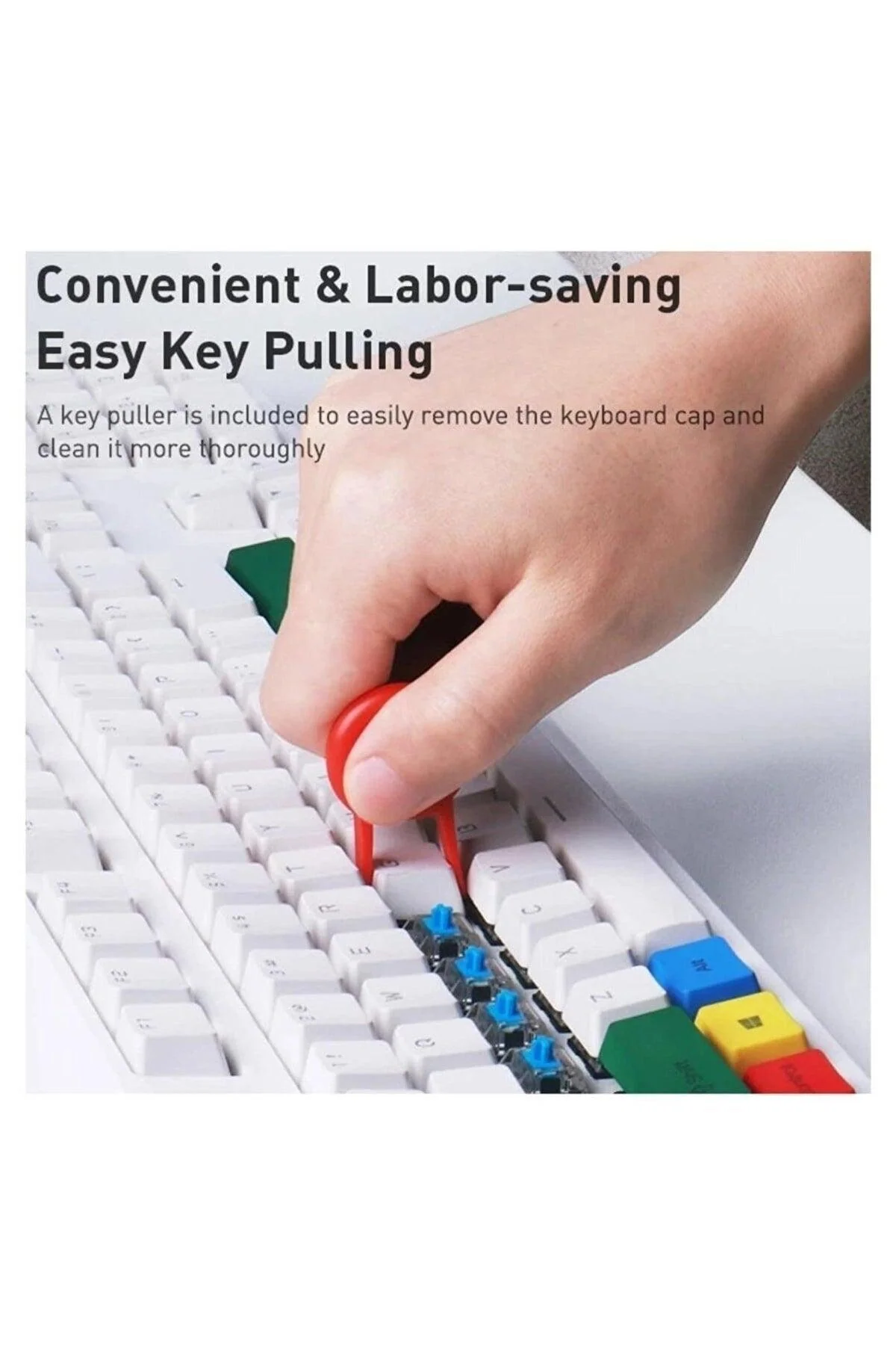 5-piece cleaning tool set for keyboards and headphones