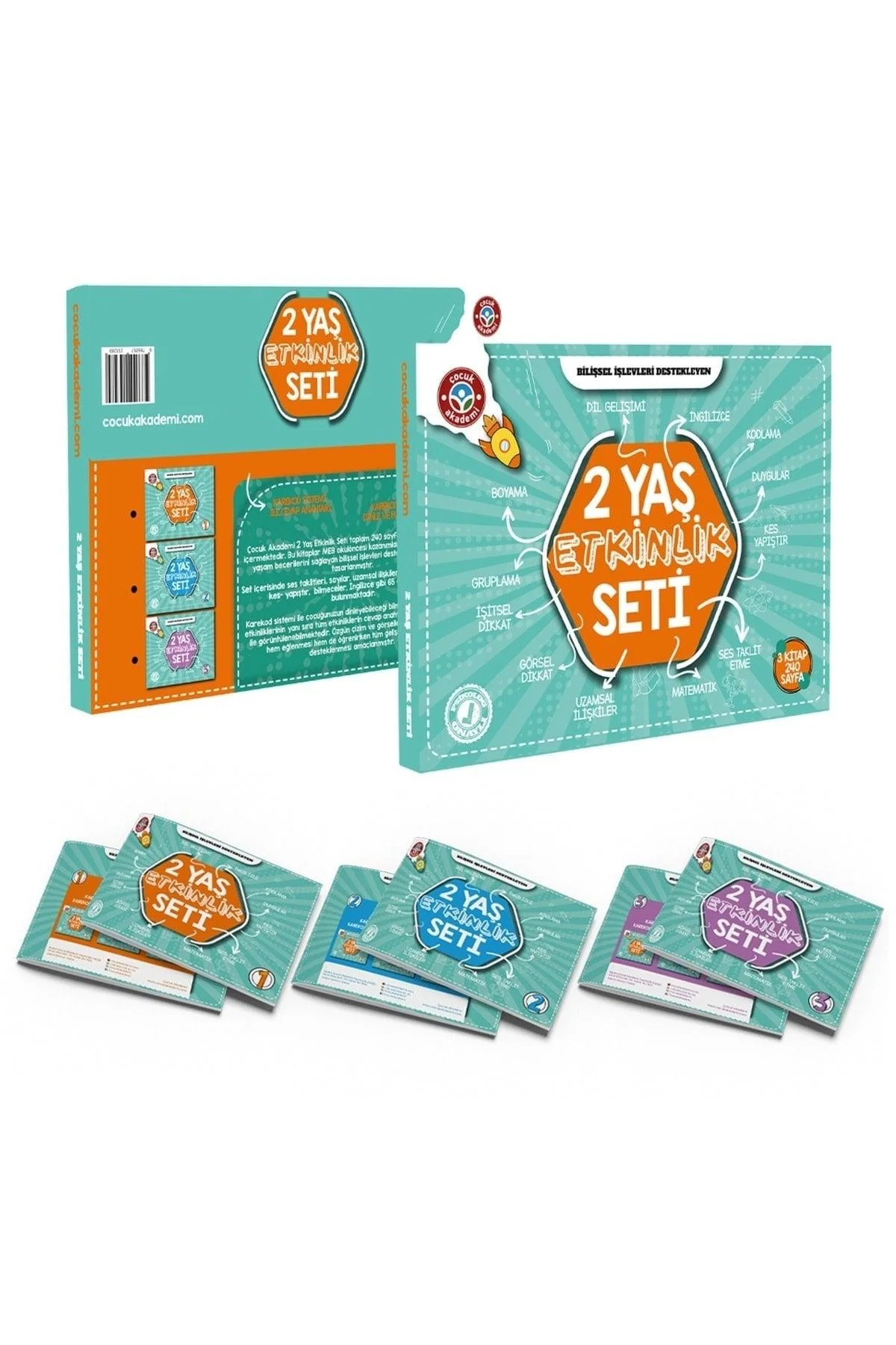 Activity Set for 2-Year-Olds: Early Learning Workbook and Games