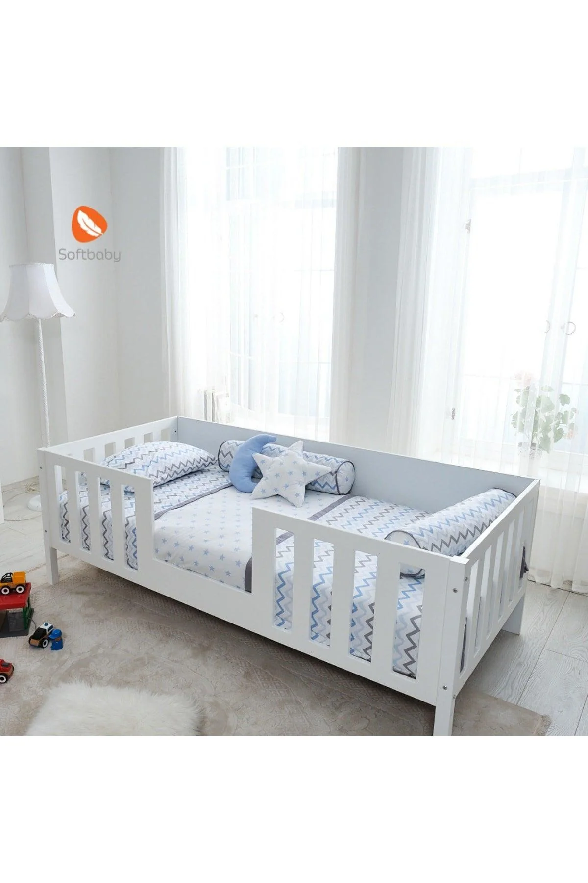 Eco-friendly Montessori baby sleeping set in 100% cotton