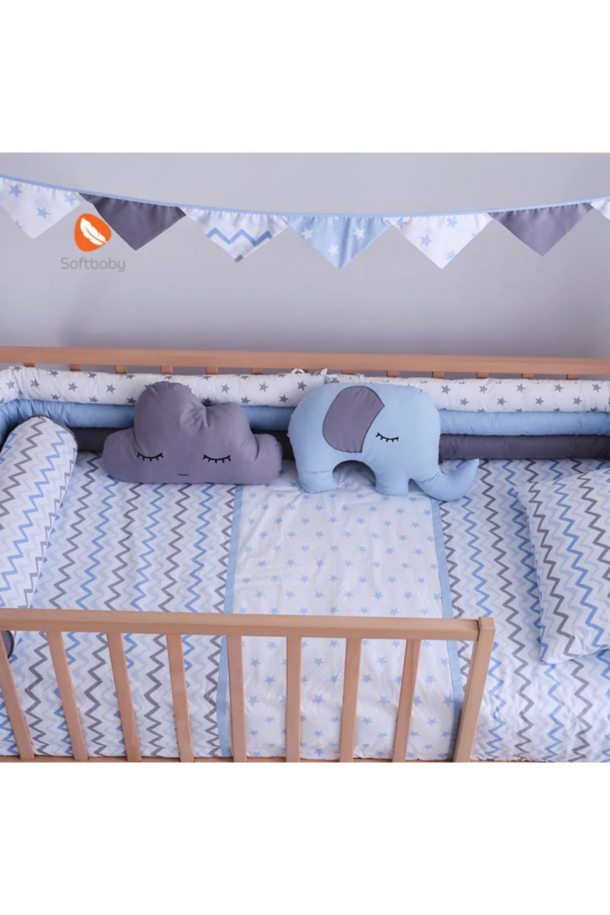 Montessori Sleeping Set for Babies - Gentle Cotton Pique with Two Size Options