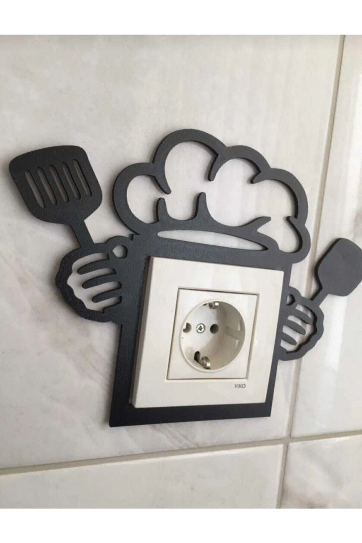 Kitchen Socket Wall Ornament – Easy‑Mount Decorative Cover